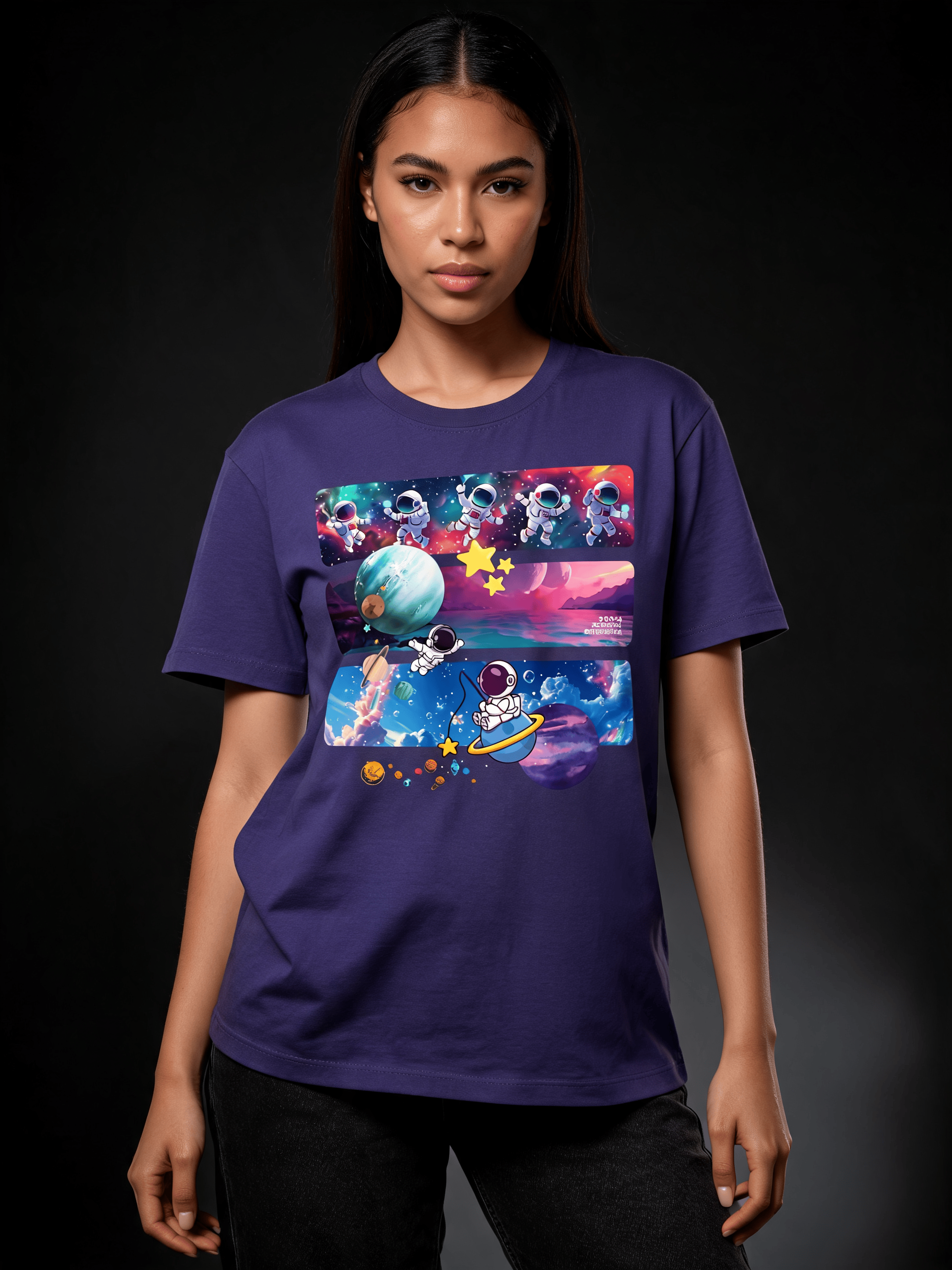 Astro Cosmo Unisex CVC Jersey T-shirt
