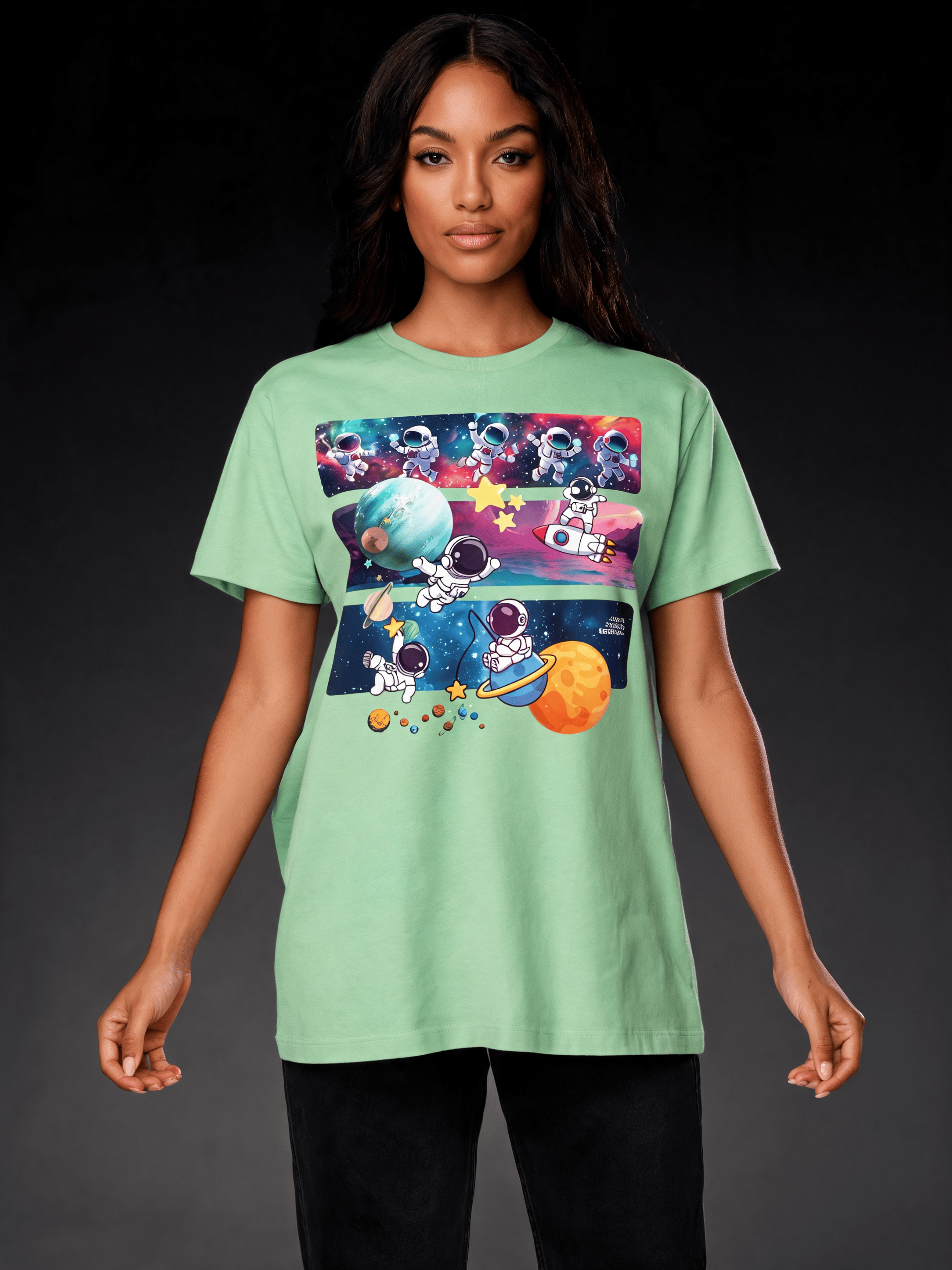Astro Cosmo (V2.0) Unisex CVC Jersey T-Shirt