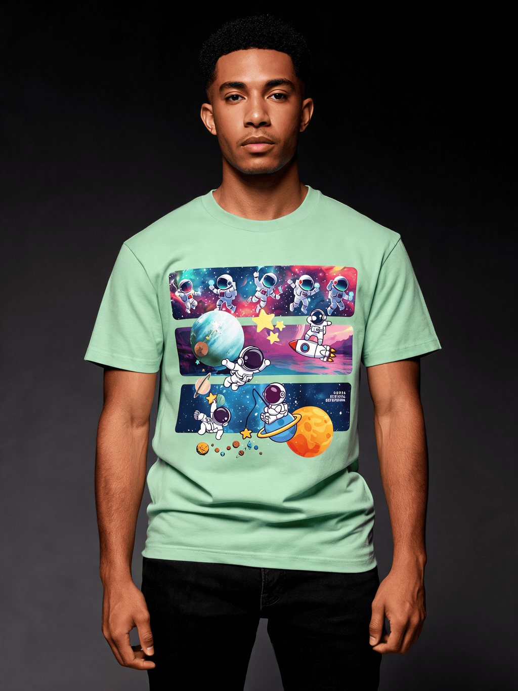 Astro Cosmo (V2.0) Unisex CVC Jersey T-Shirt