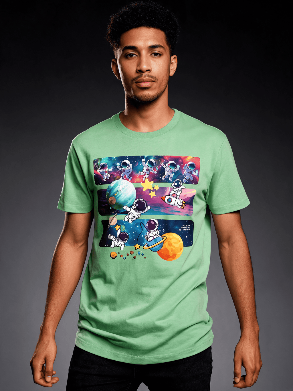 Astro Cosmo (V2.0) Unisex CVC Jersey T-Shirt