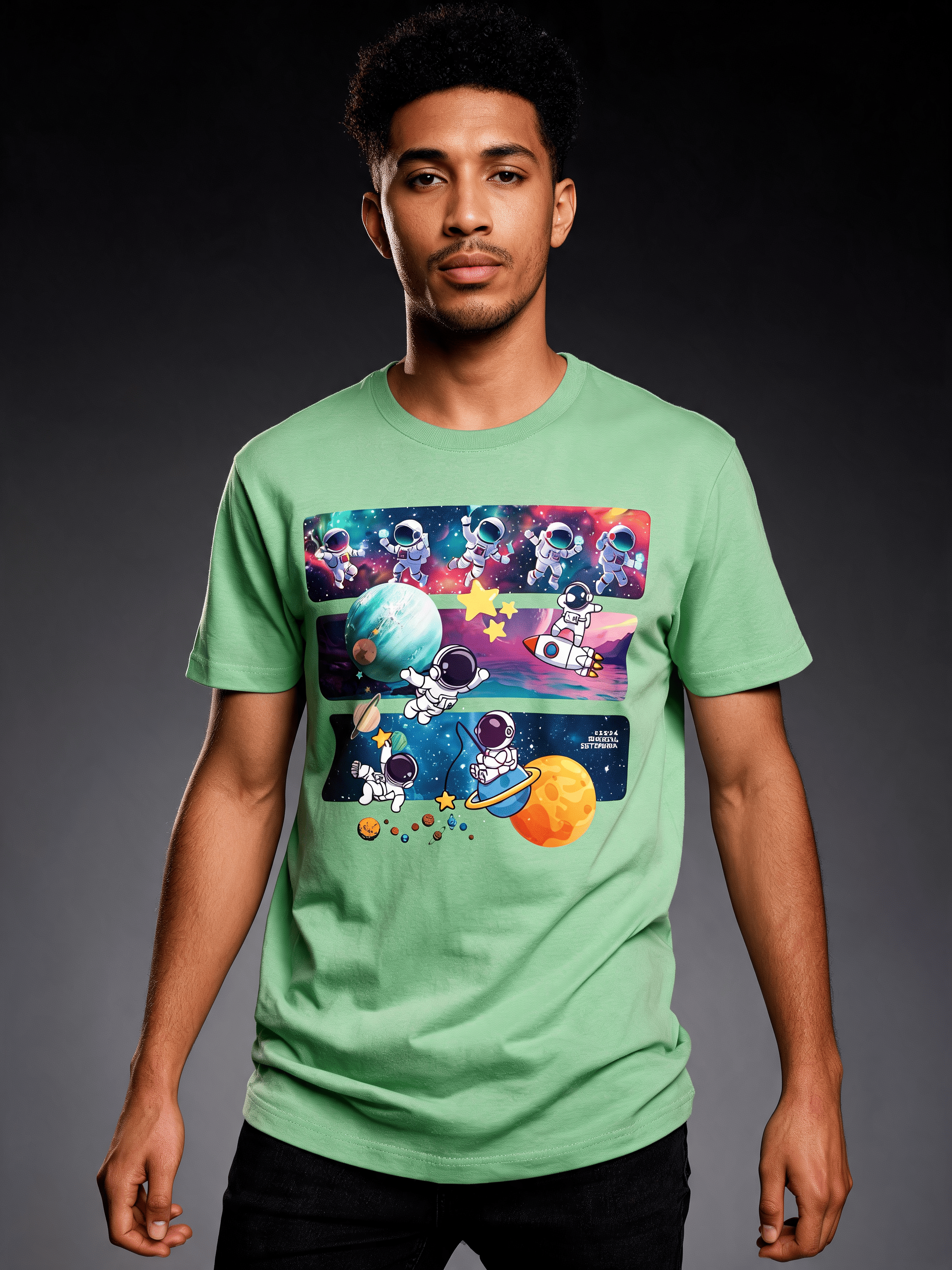 Astro Cosmo (V2.0) Unisex CVC Jersey T-Shirt