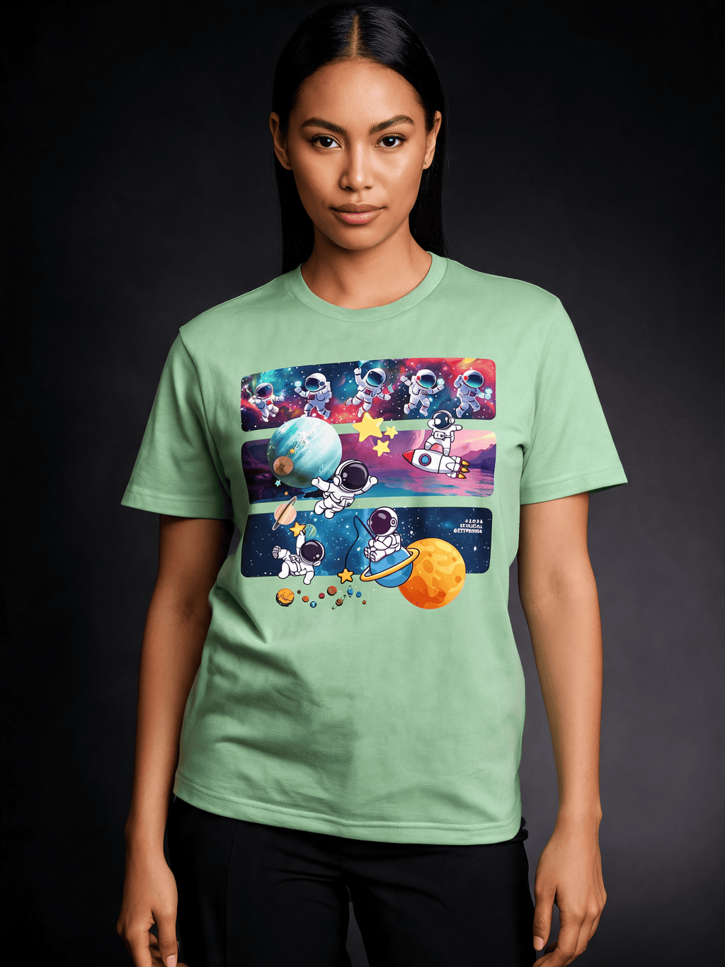 Astro Cosmo (V2.0) Unisex CVC Jersey T-Shirt
