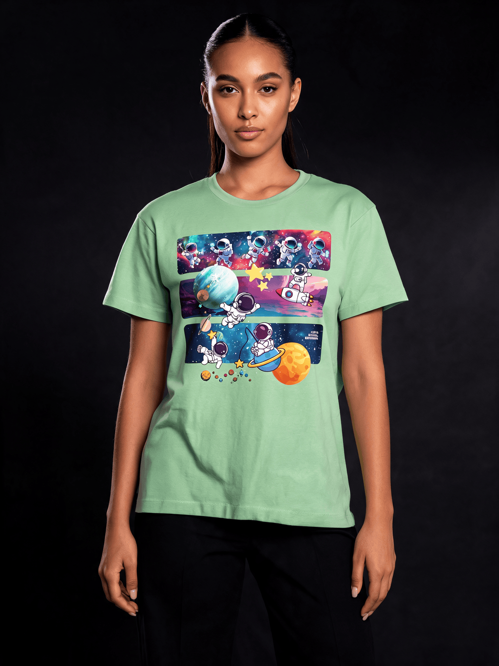 Astro Cosmo (V2.0) Unisex CVC Jersey T-Shirt