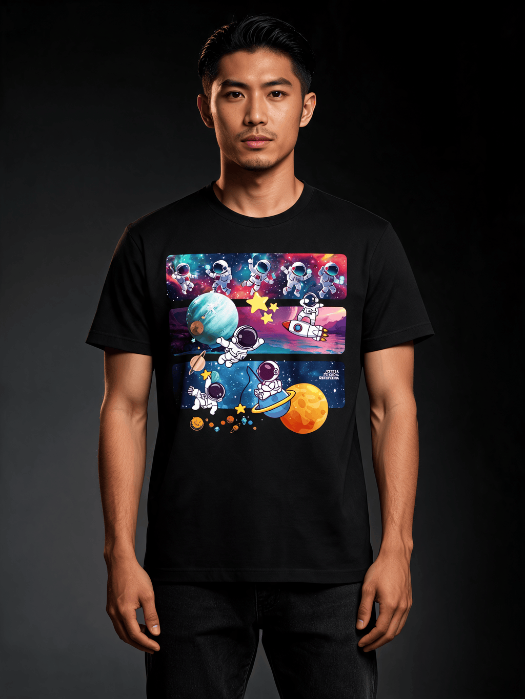 Astro Cosmo (V2.0) Unisex CVC Jersey T-Shirt