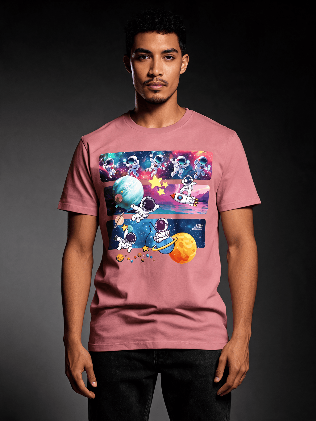 Astro Cosmo (V2.0) Unisex CVC Jersey T-Shirt