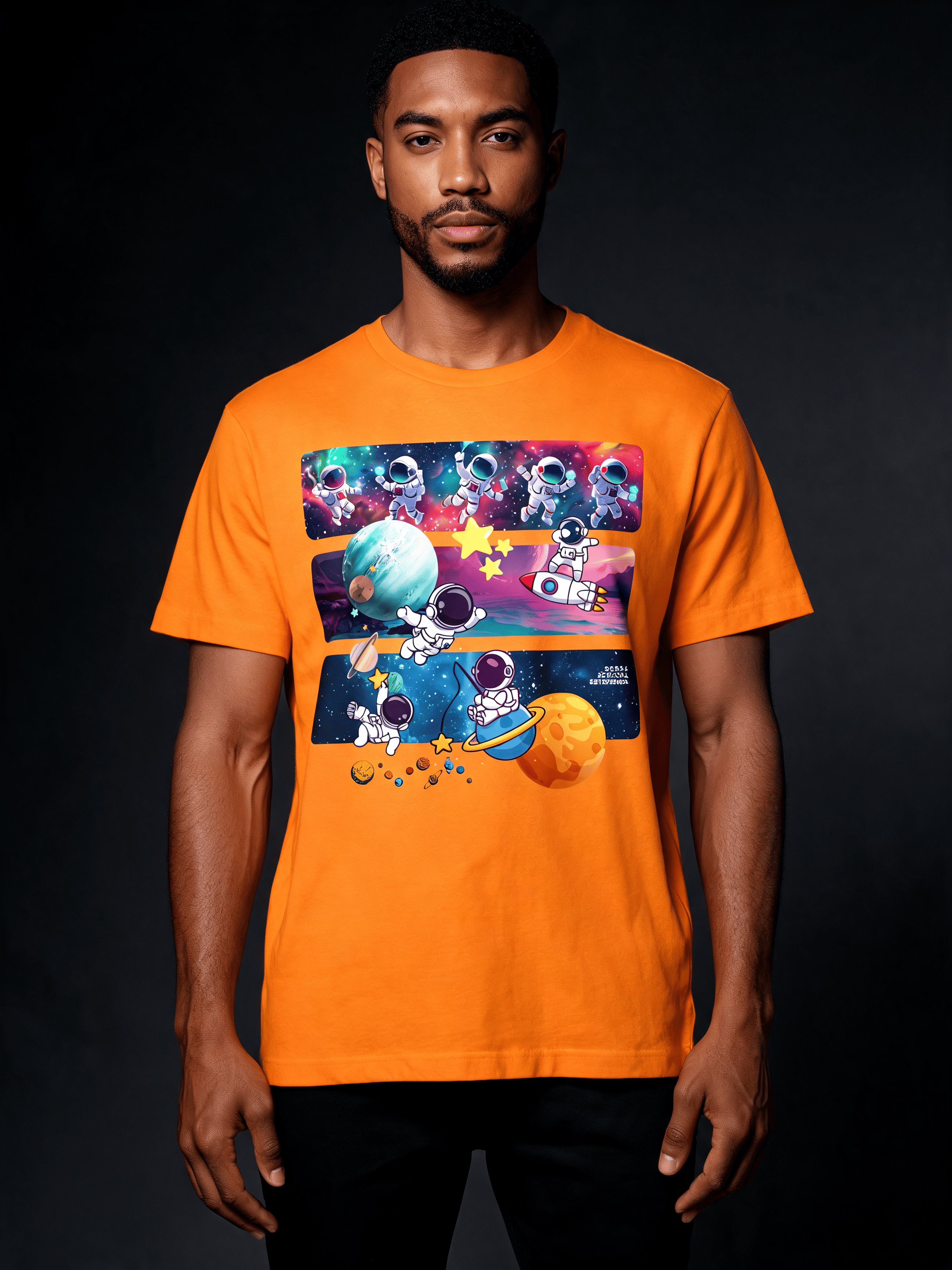 Astro Cosmo (V2.0) Unisex CVC Jersey T-Shirt