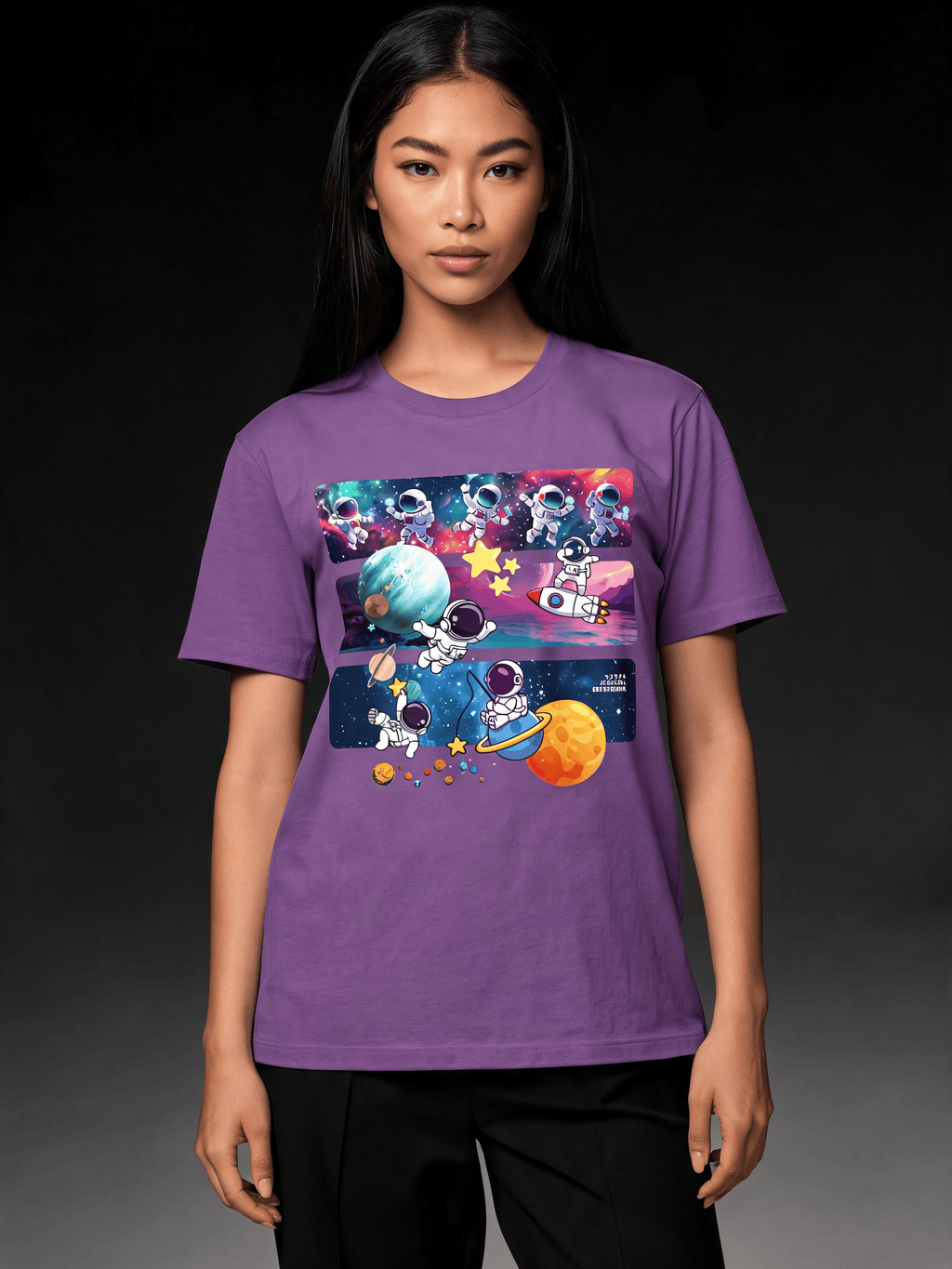 Astro Cosmo (V2.0) Unisex CVC Jersey T-Shirt