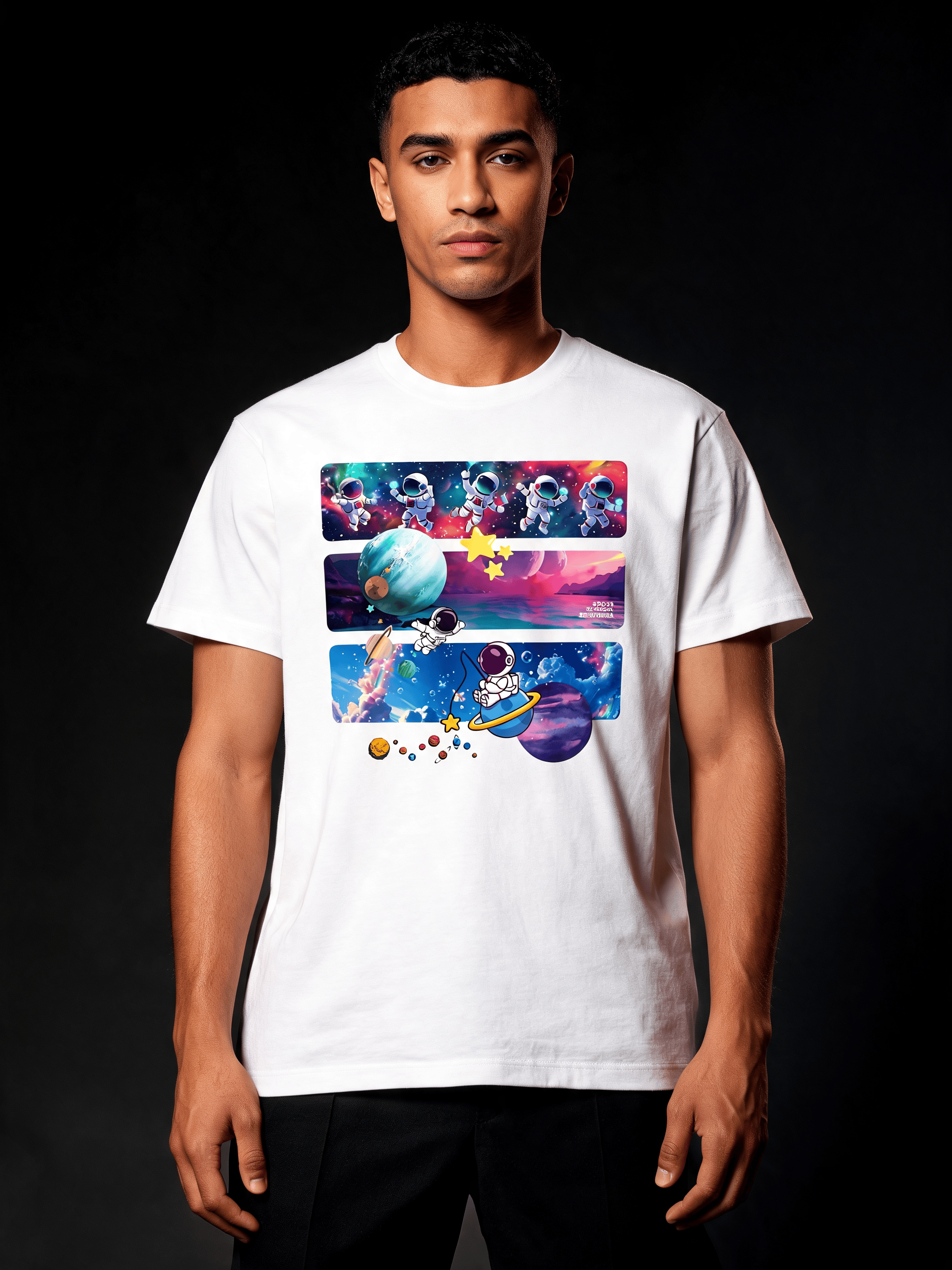 Astro Cosmo Unisex CVC Jersey T-shirt