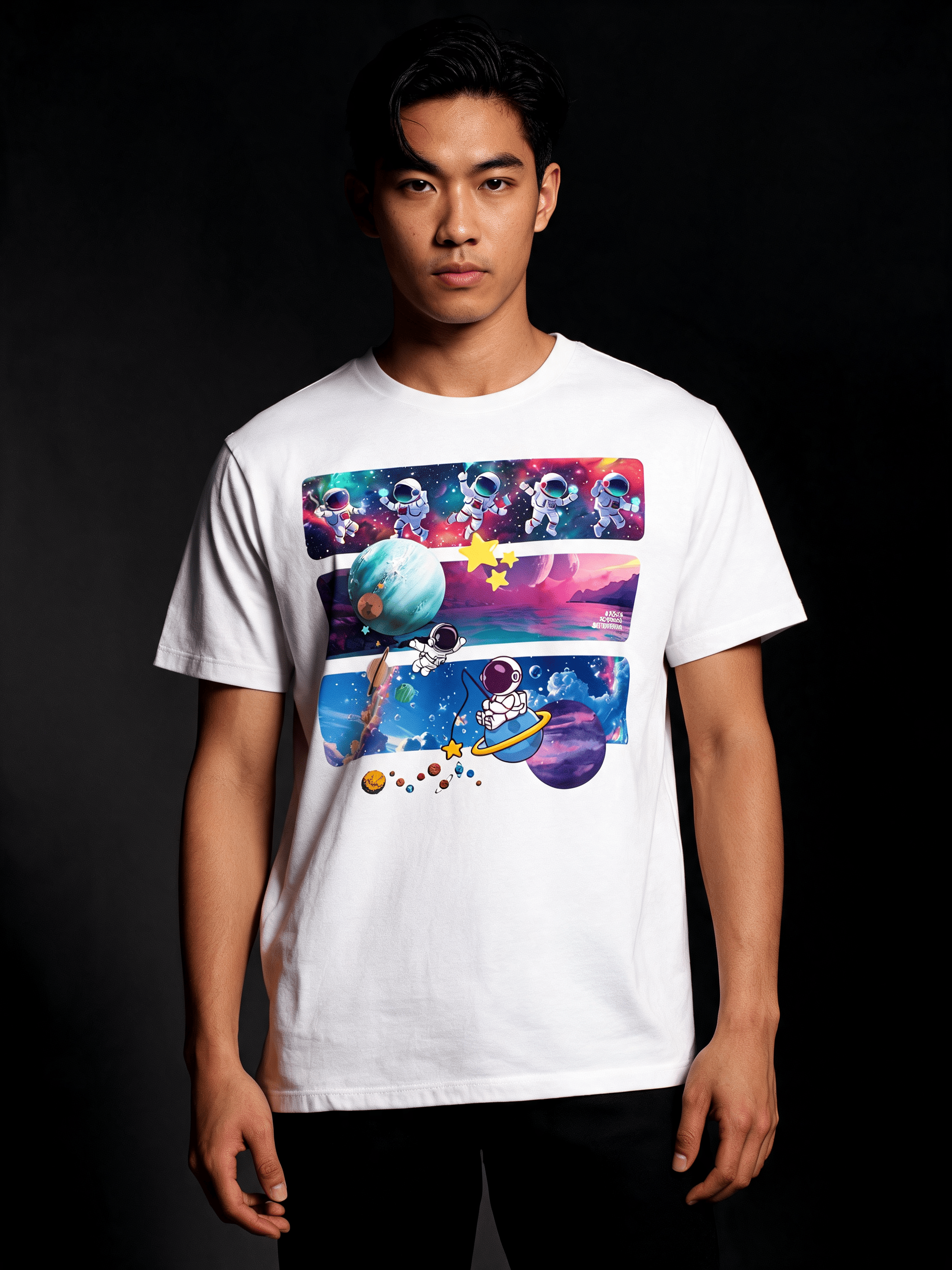 Astro Cosmo Unisex CVC Jersey T-shirt