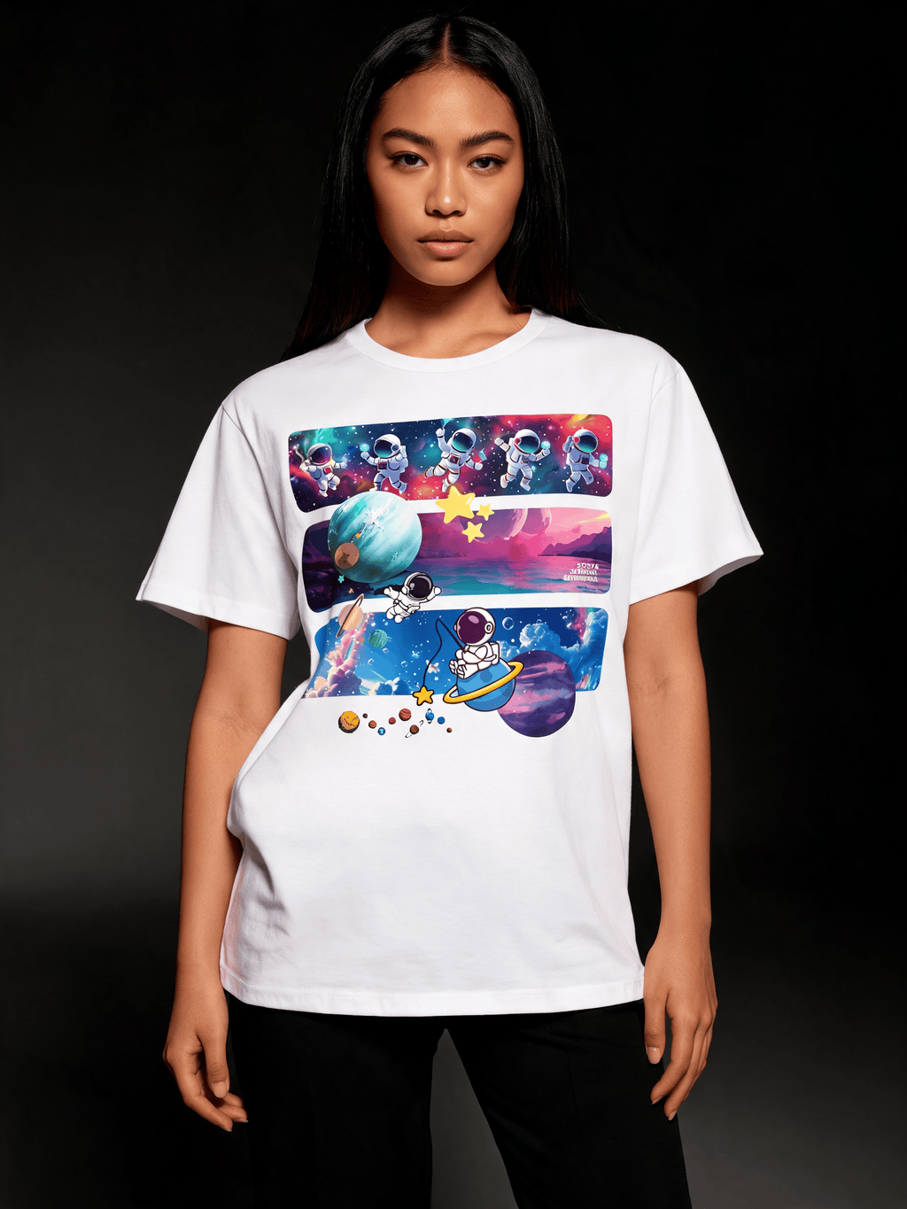 Astro Cosmo Unisex CVC Jersey T-shirt