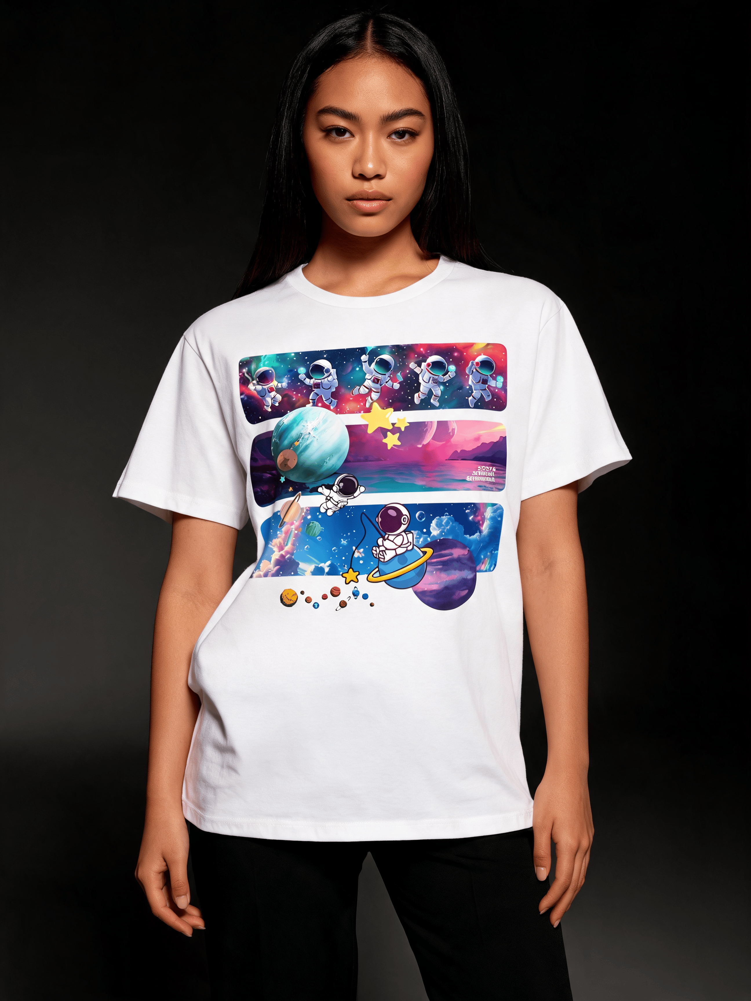 Astro Cosmo Unisex CVC Jersey T-shirt