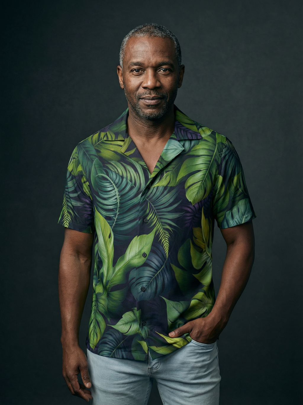 Royal Lush Men's Hawaiian Camp Shirt