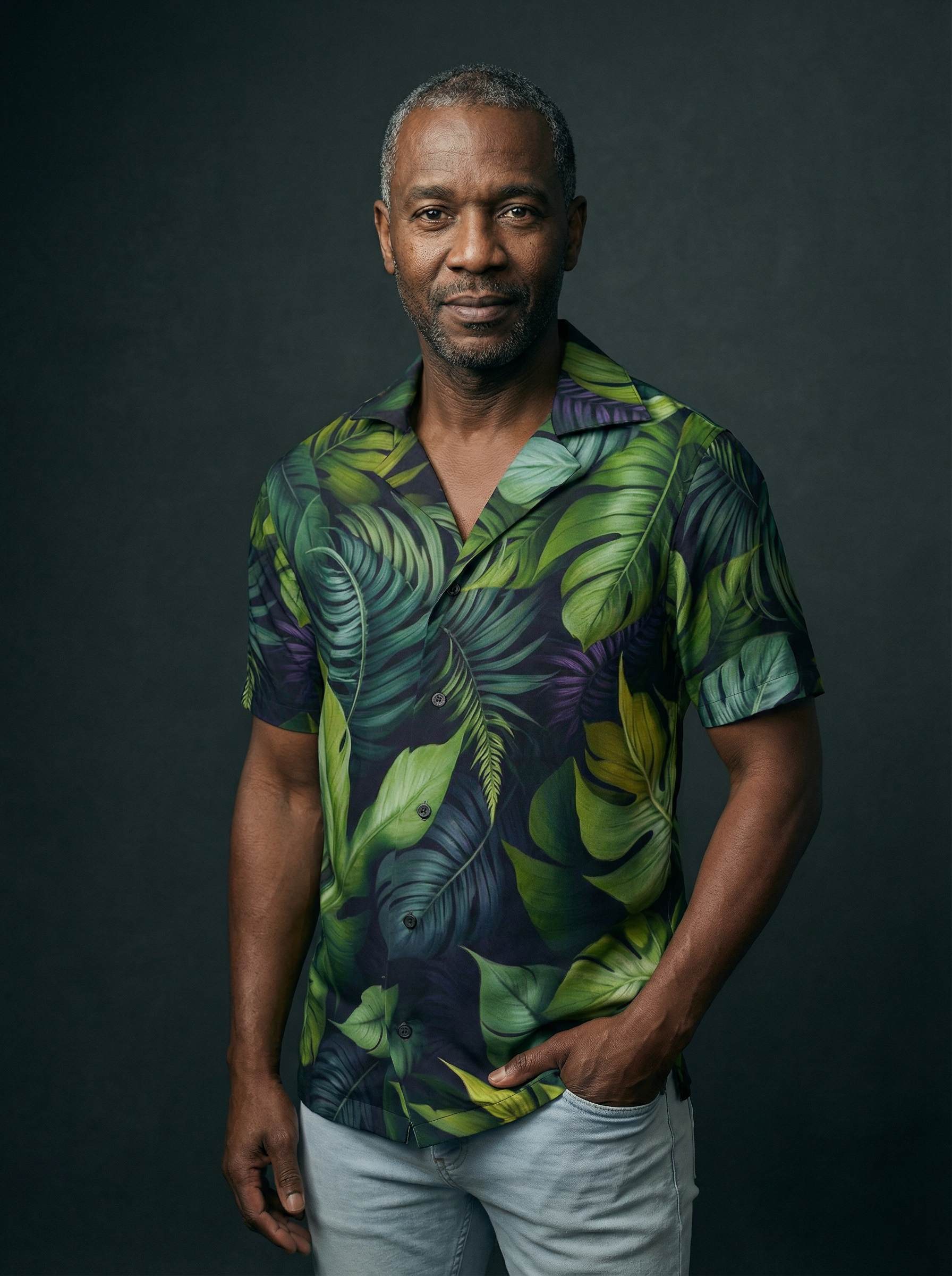 Royal Lush Men's Hawaiian Camp Shirt