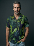 Royal Lush Men's Hawaiian Camp Shirt