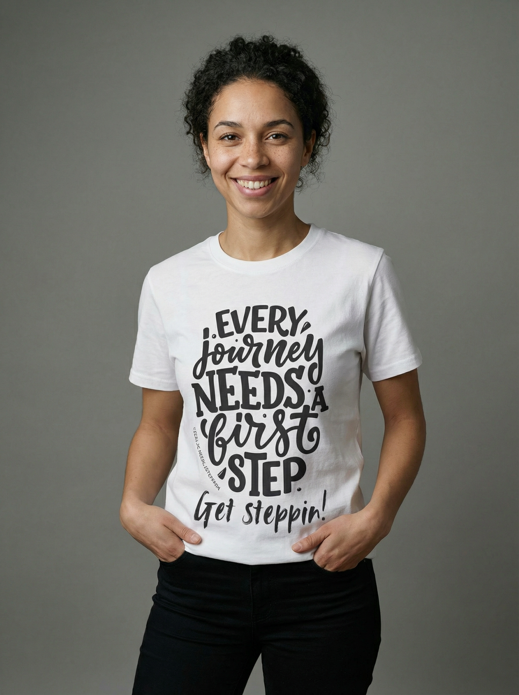 Get Steppin! Jersey Short Sleeve Tee