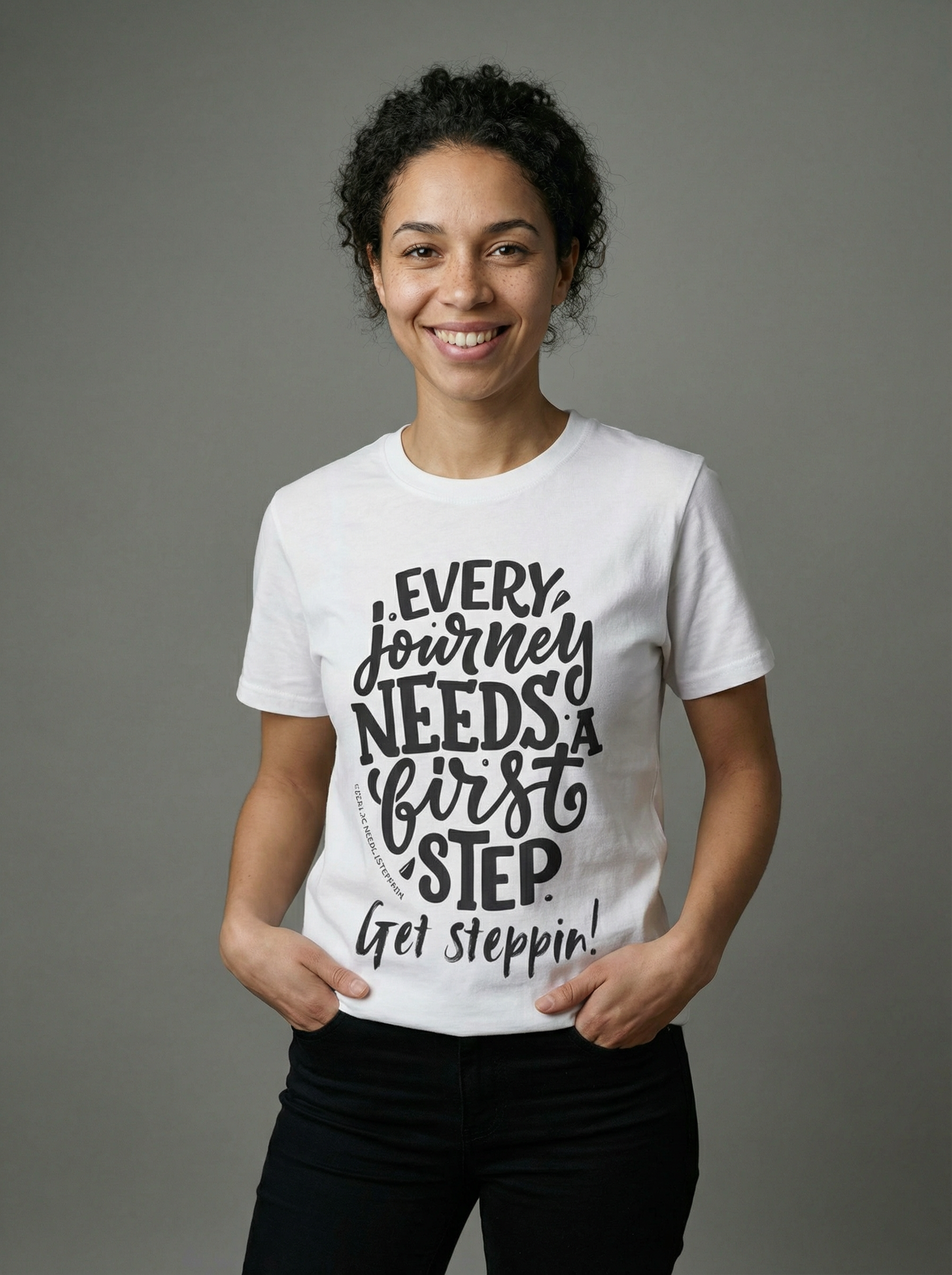 Get Steppin! Jersey Short Sleeve Tee