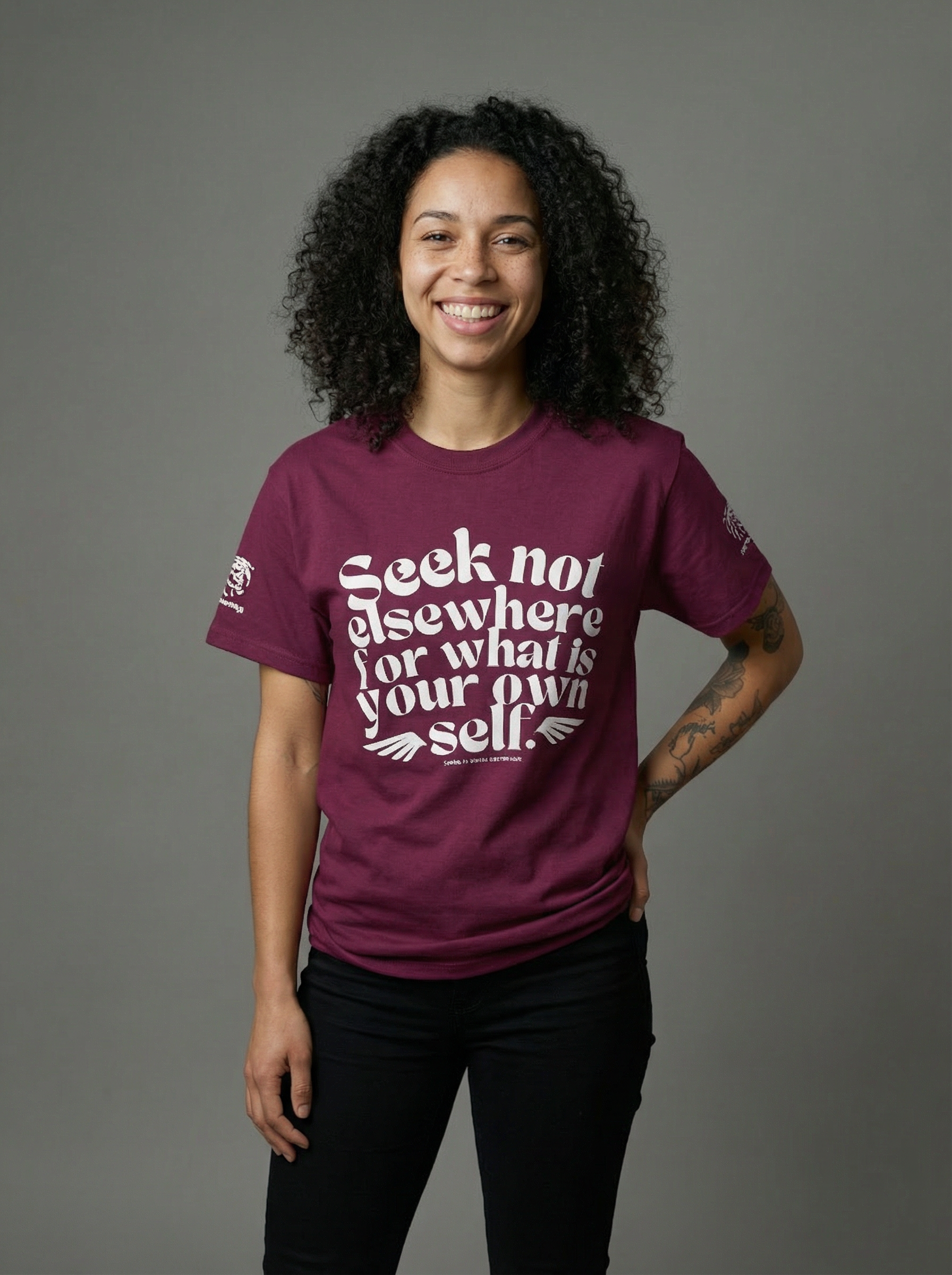 Seek Not Elsewhere Unisex Heavy Cotton Tee