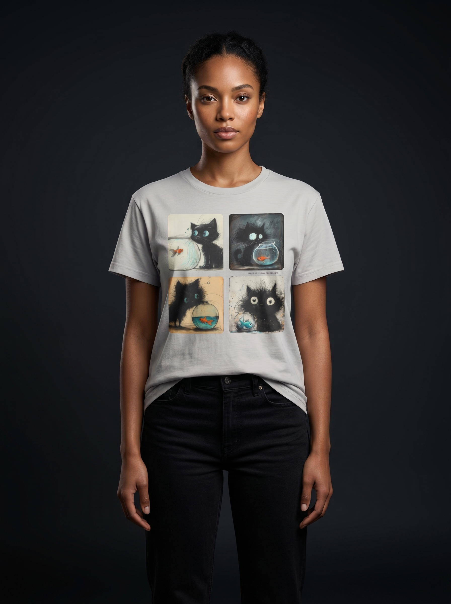 Fishy Kitty Unisex Ultra Cotton Tee