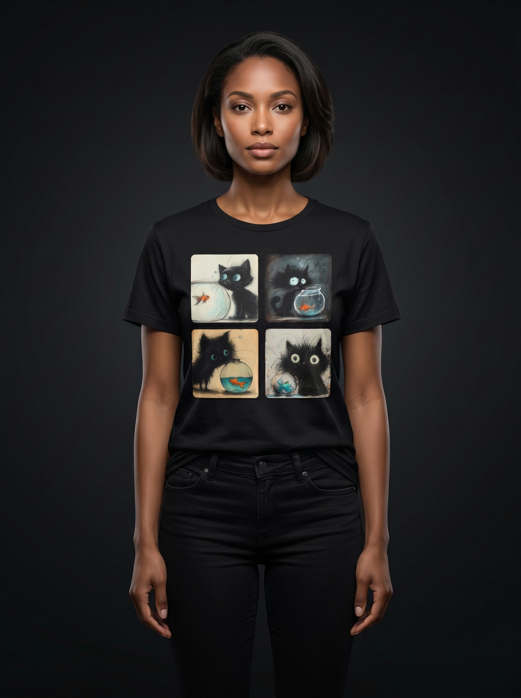 Fishy Kitty Unisex Ultra Cotton Tee