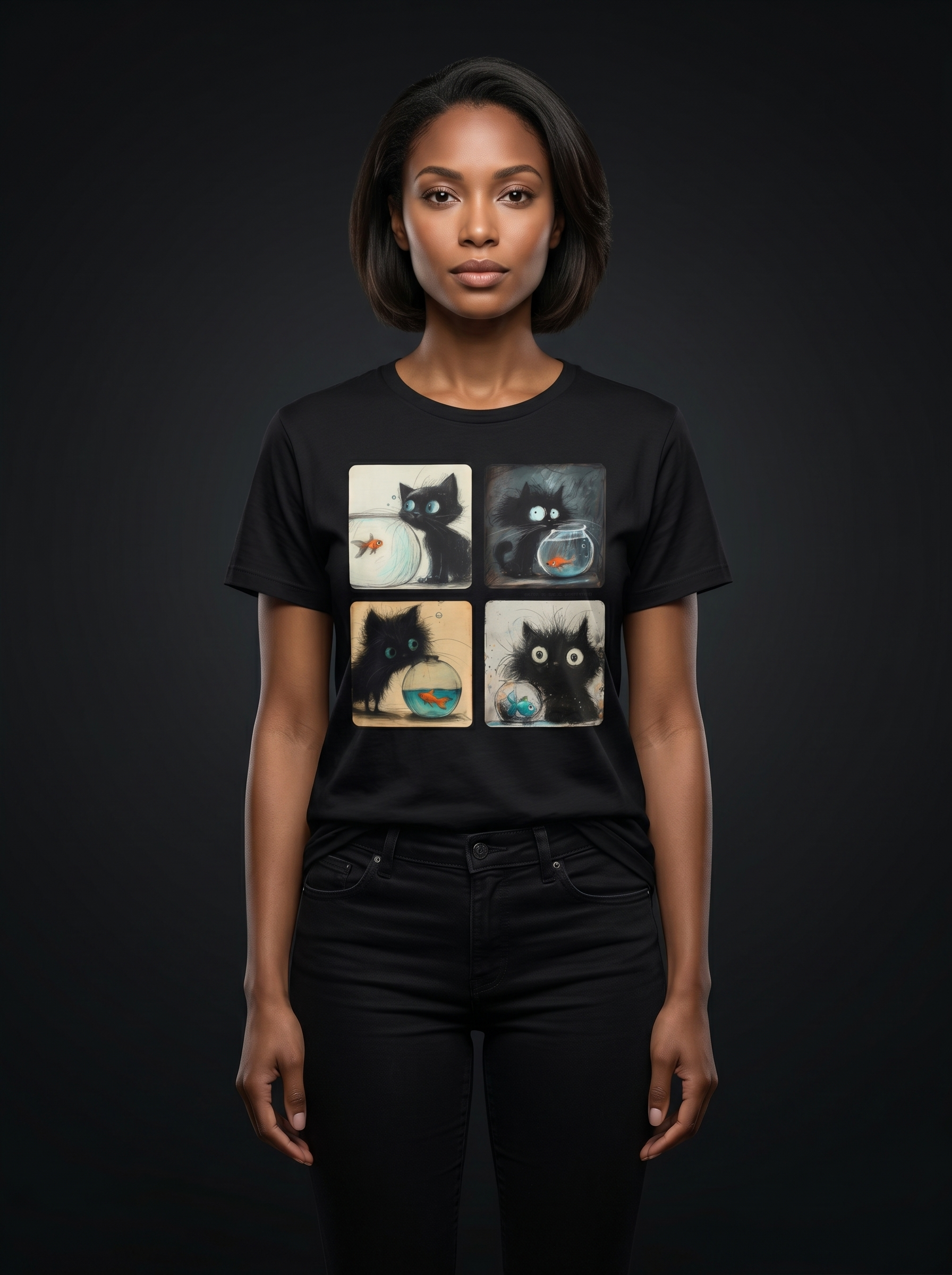 Fishy Kitty Unisex Ultra Cotton Tee