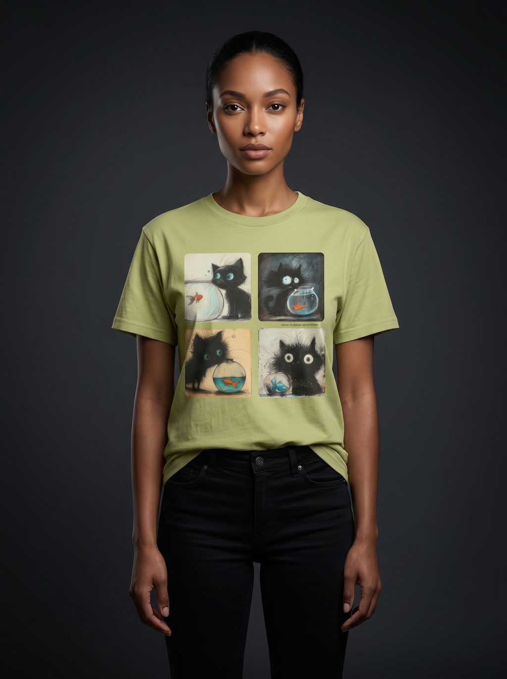 Fishy Kitty Unisex Ultra Cotton Tee