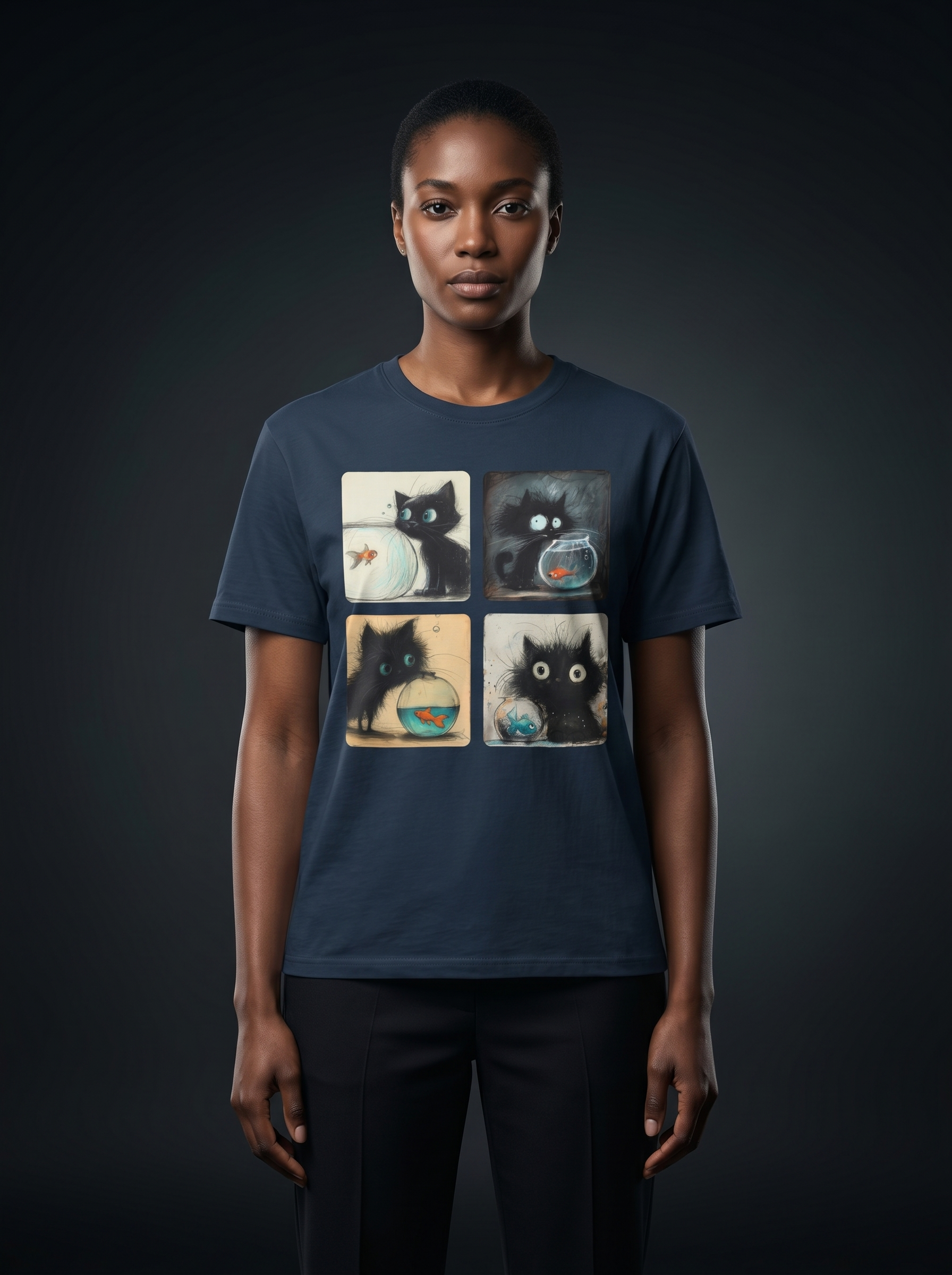 Fishy Kitty Unisex Ultra Cotton Tee