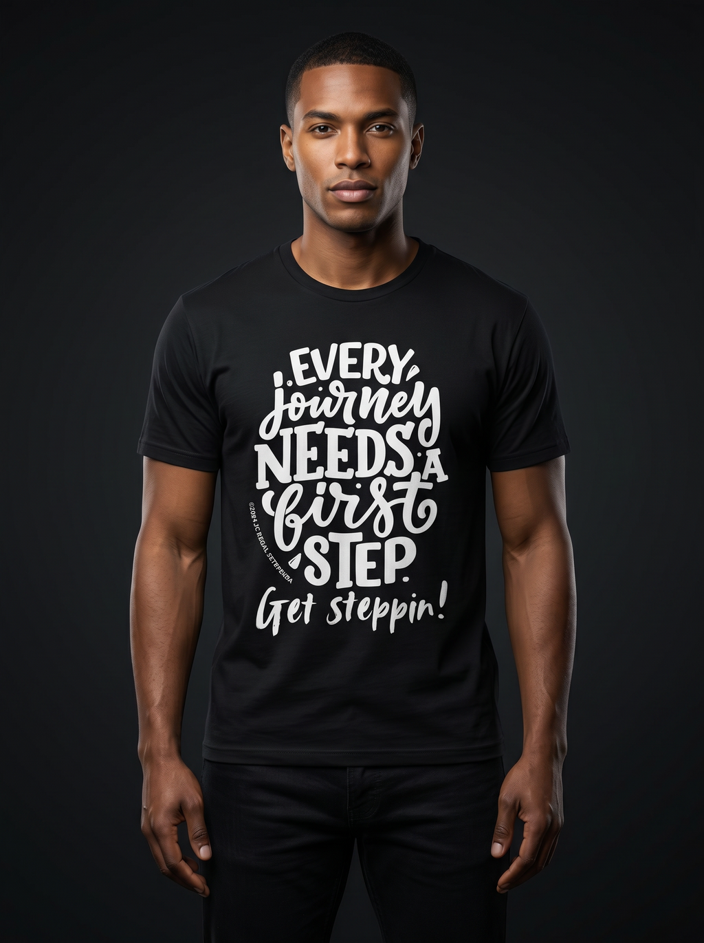 Get Steppin! Jersey Short Sleeve Tee