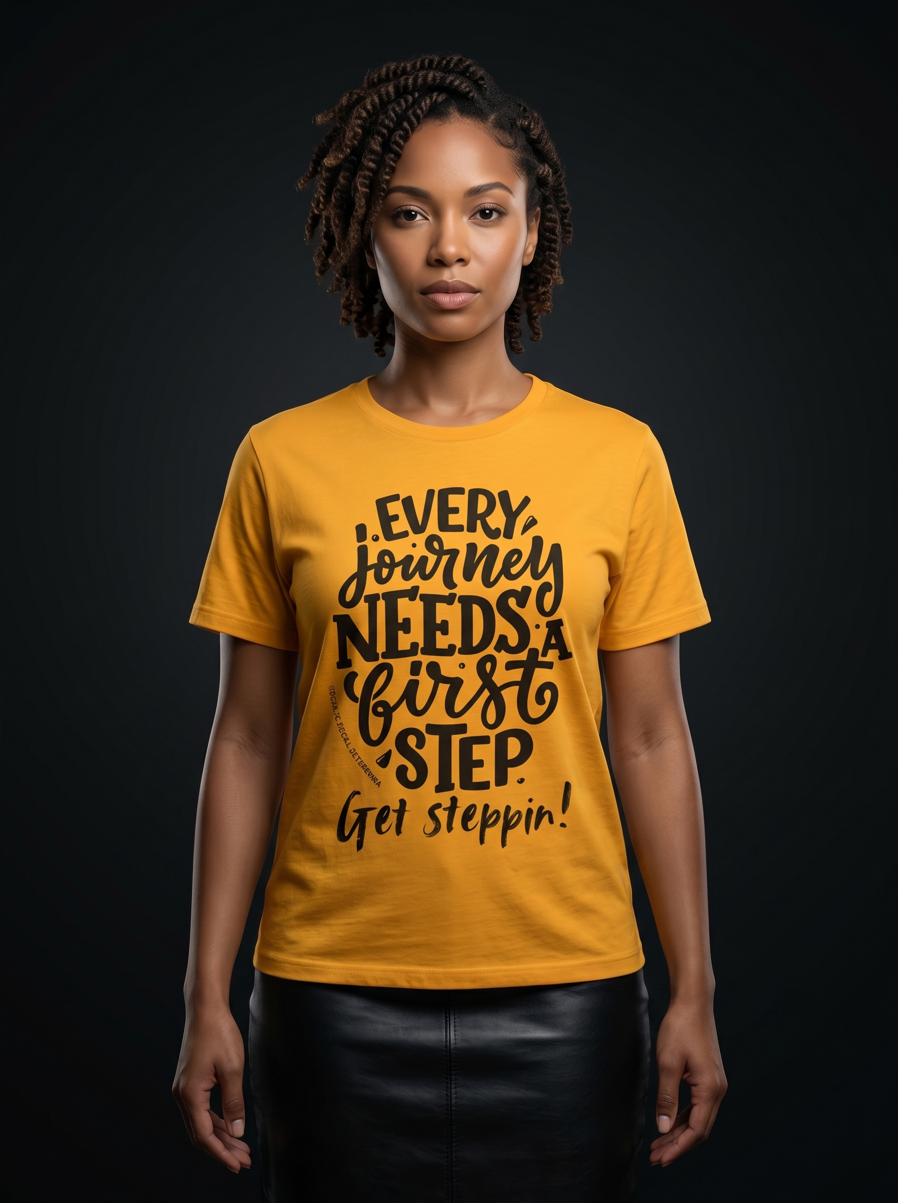 Get Steppin! Jersey Short Sleeve Tee