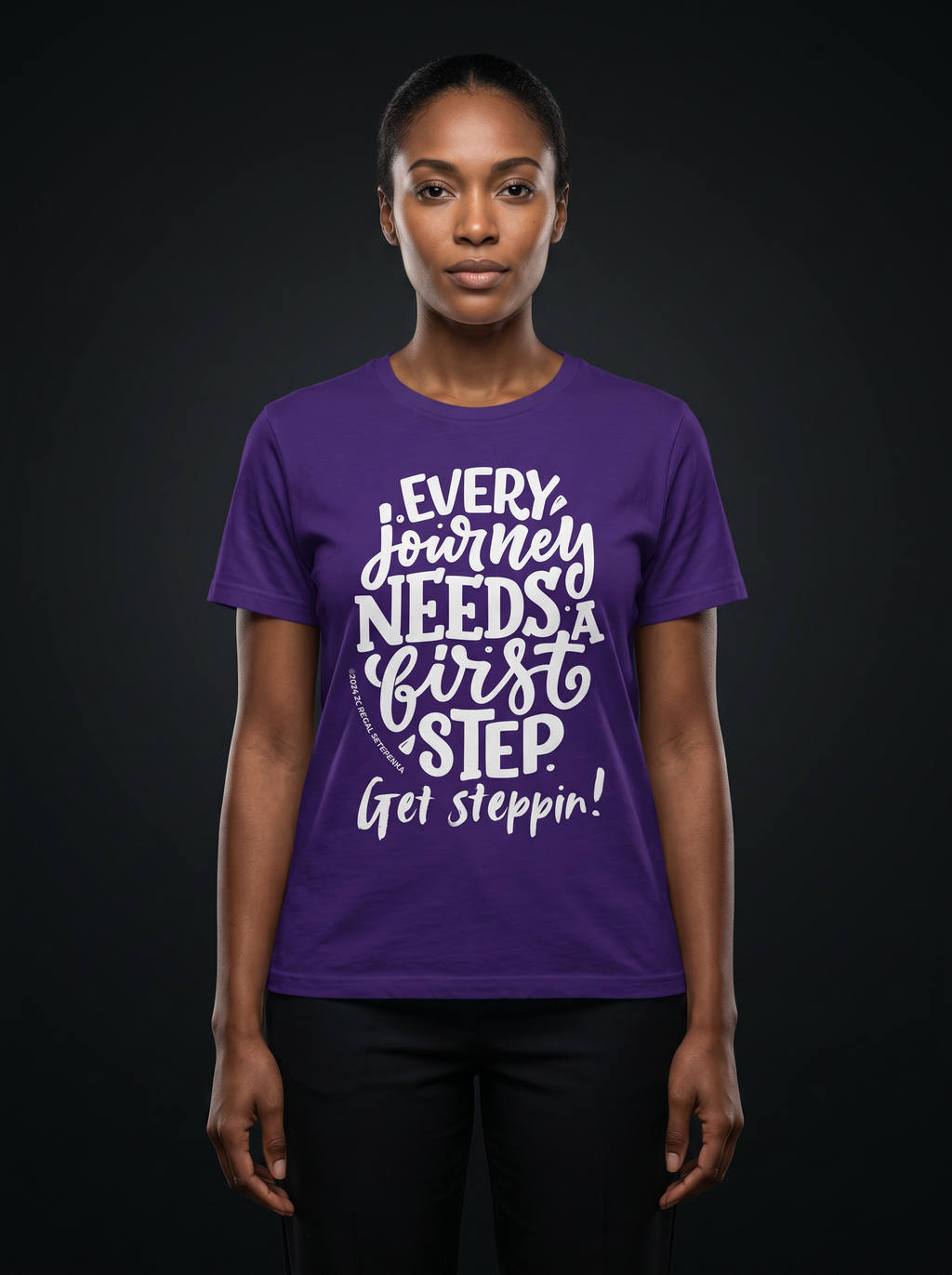 Get Steppin! Jersey Short Sleeve Tee