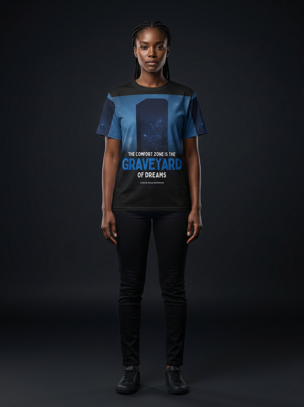 Graveyard of Dreams Unisex Cut & Sew Tee