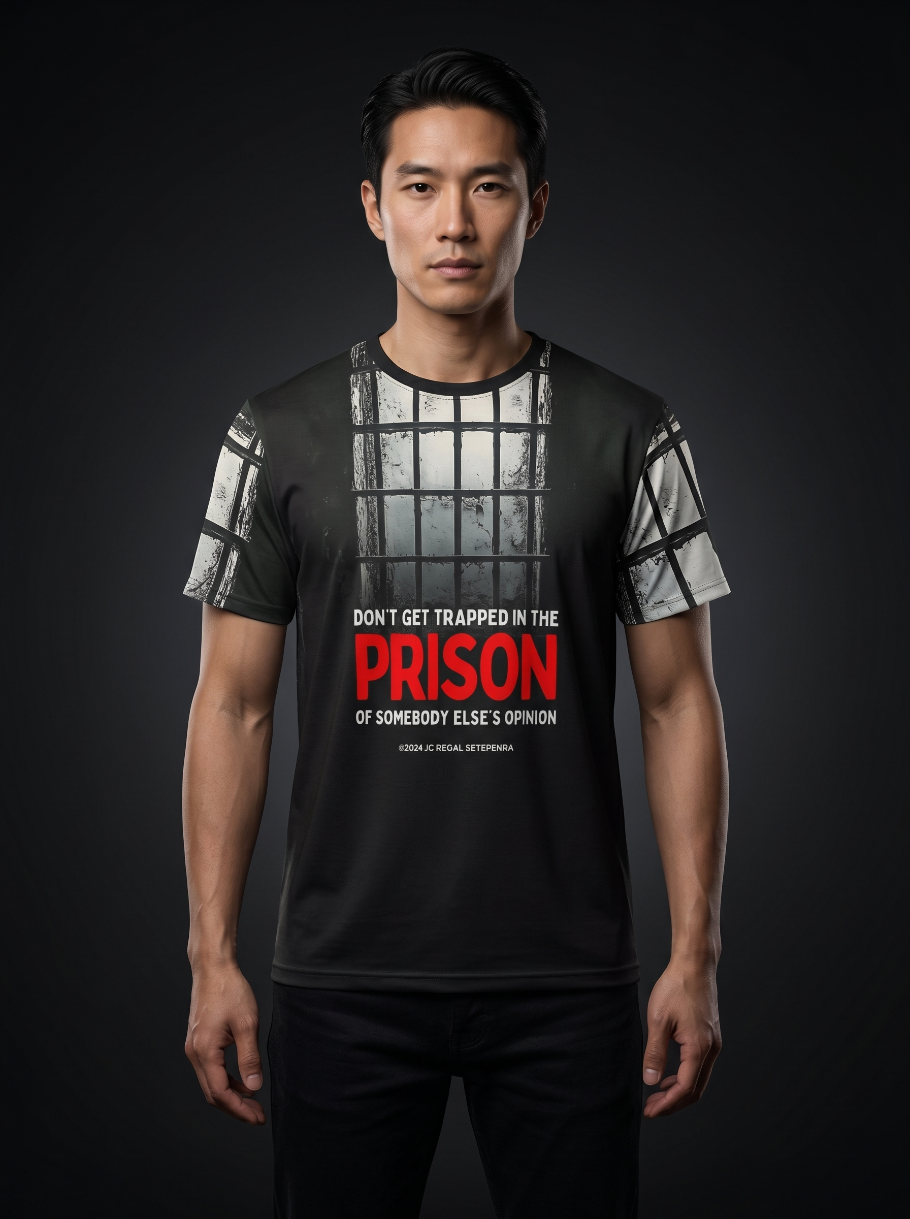 Prison Trap (Red Edition) Unisex Cut & Sew Tee
