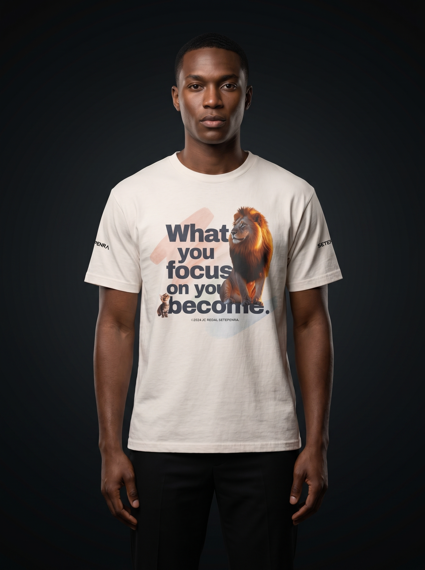 What You Focus On You Become Unisex Heavy Cotton Tee