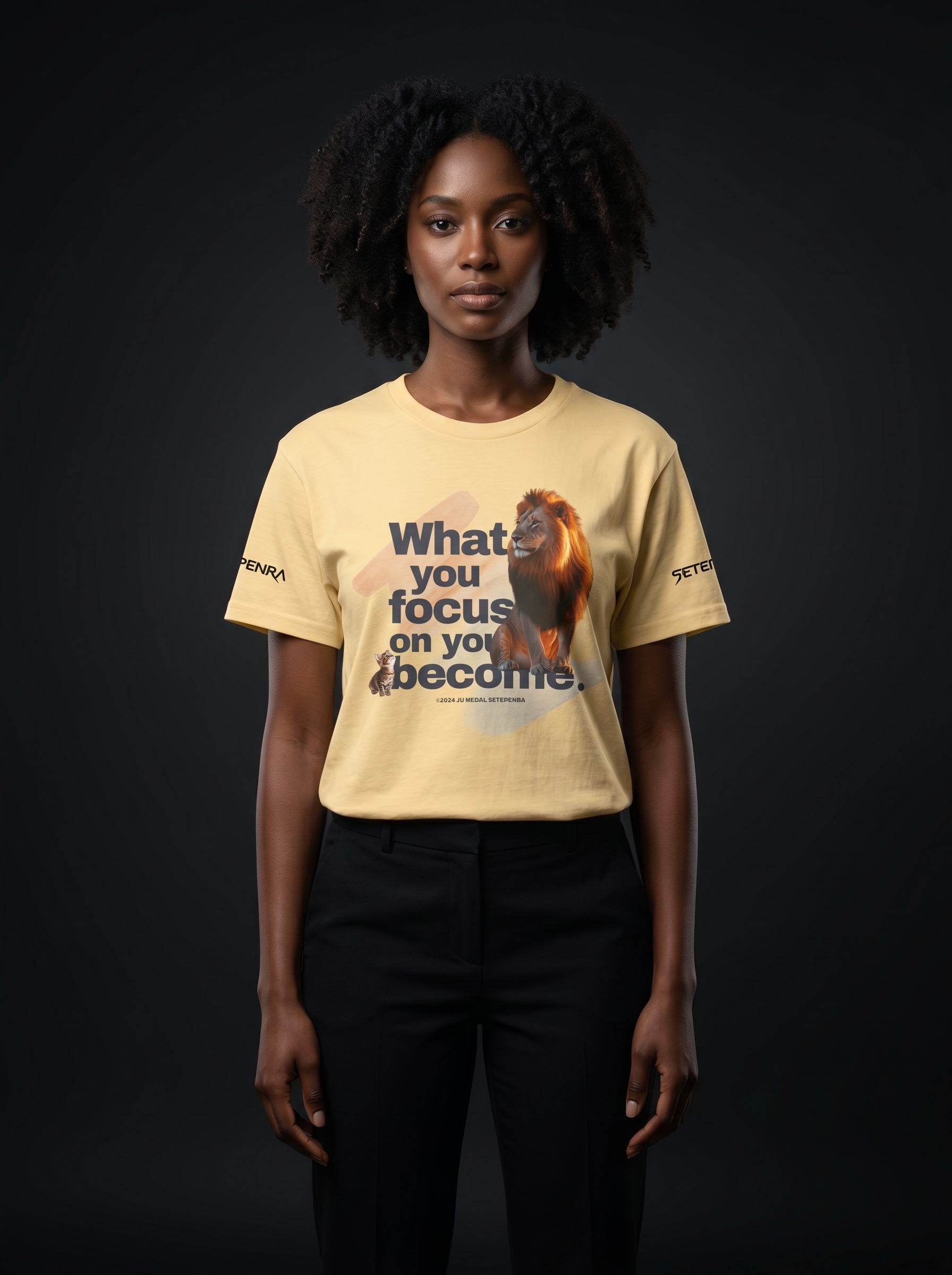 What You Focus On You Become Unisex Heavy Cotton Tee