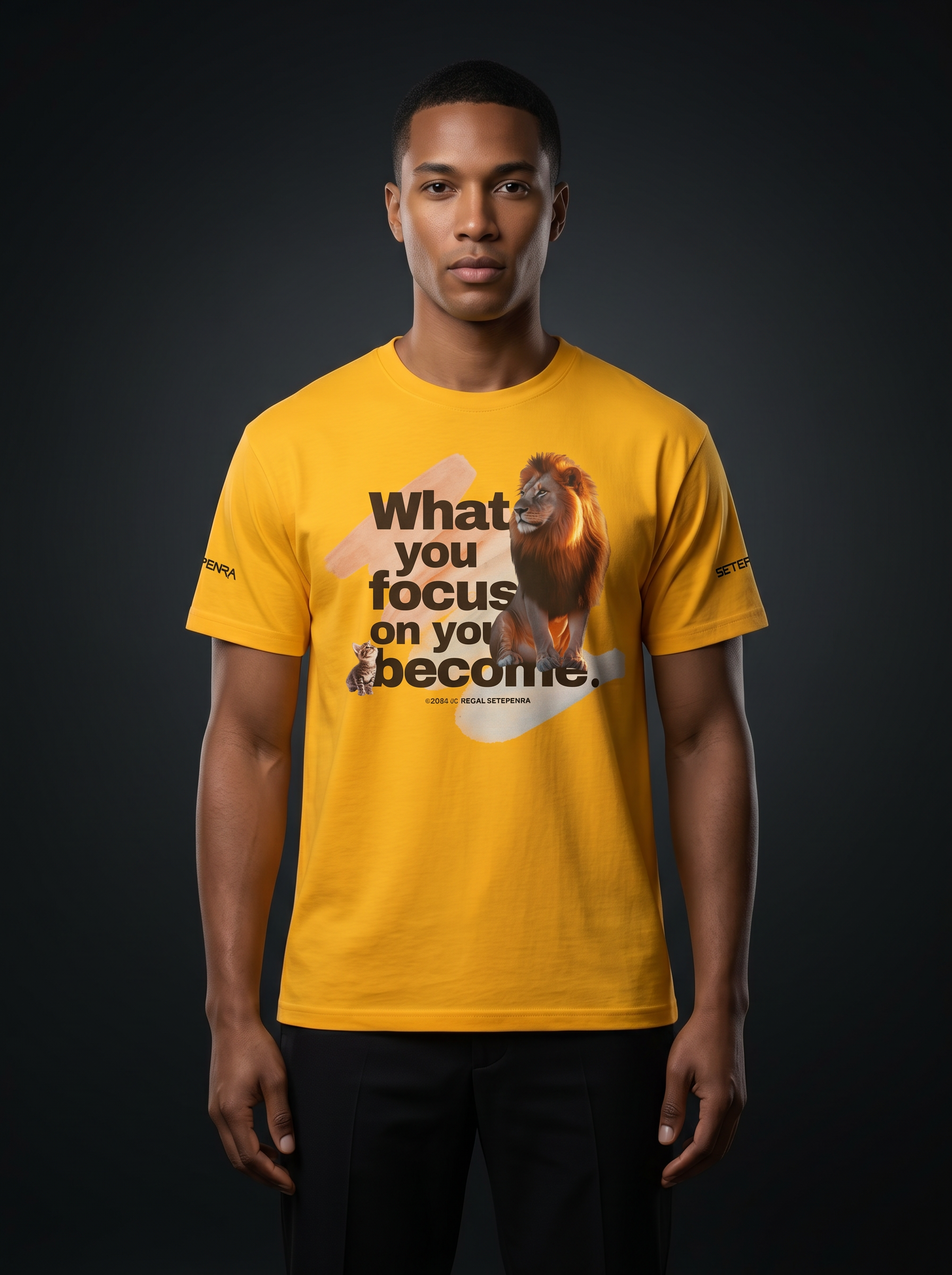 What You Focus On You Become Unisex Heavy Cotton Tee
