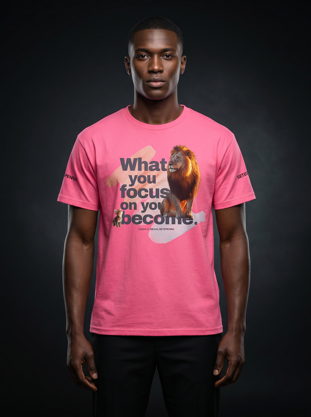 What You Focus On You Become Unisex Heavy Cotton Tee