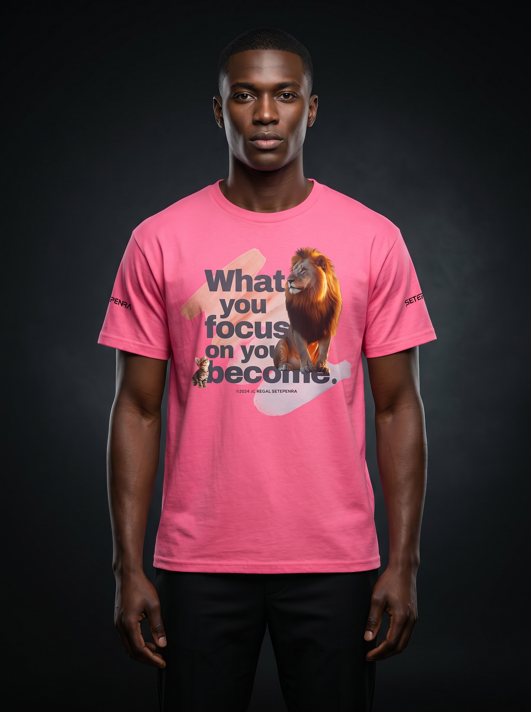 What You Focus On You Become Unisex Heavy Cotton Tee