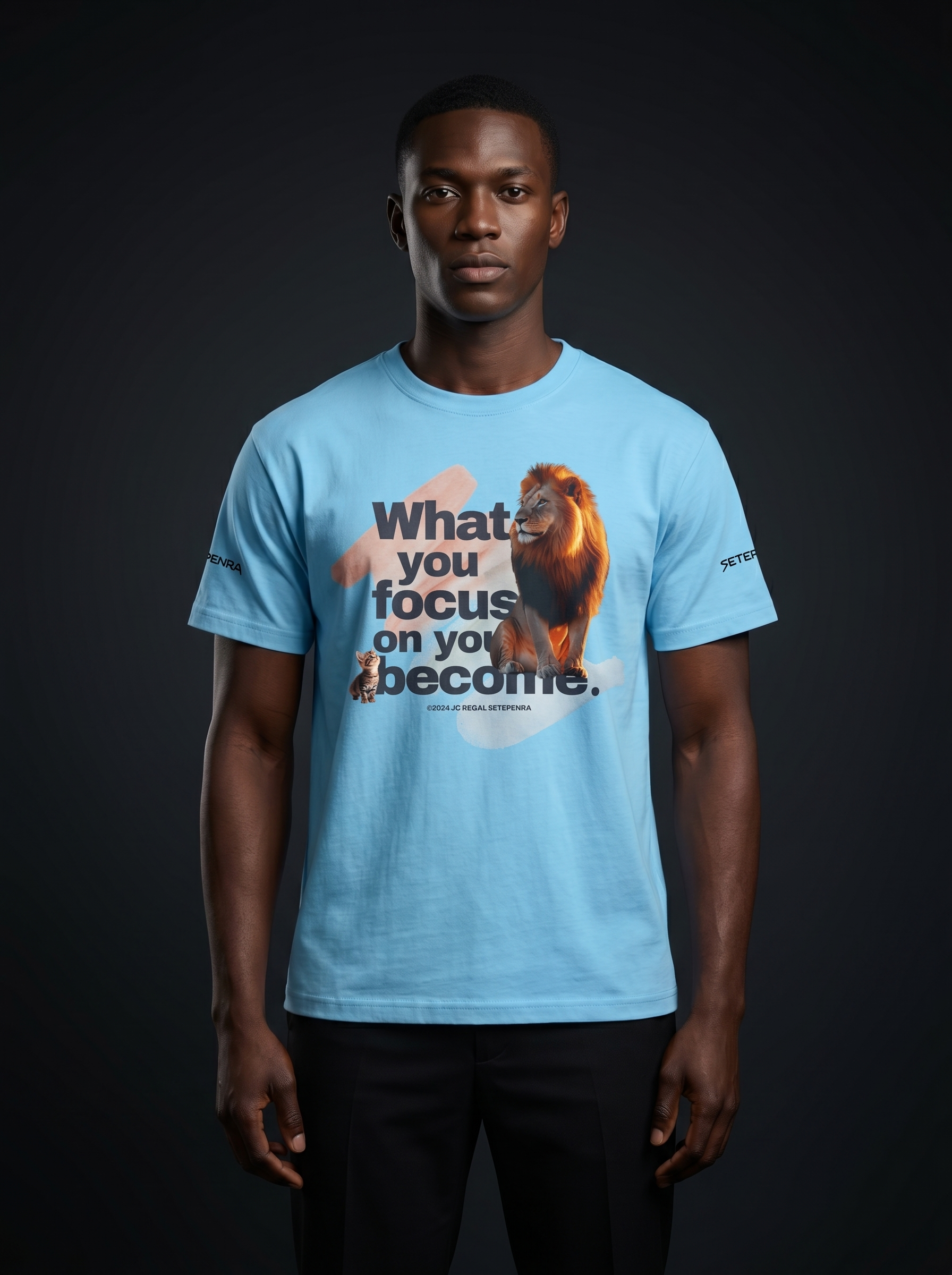What You Focus On You Become Unisex Heavy Cotton Tee