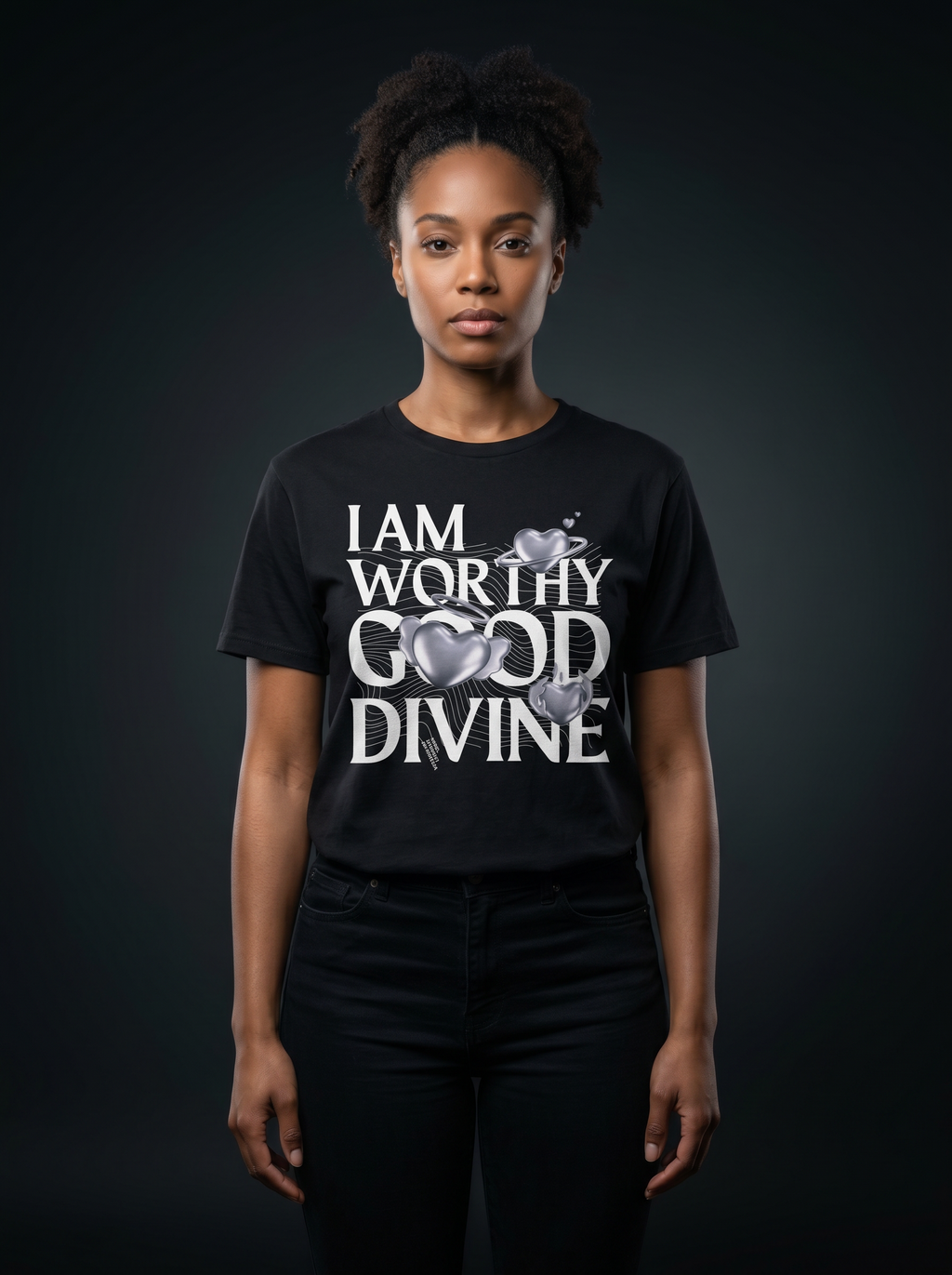 I AM WORTHY GOOD DIVINE Unisex Heavy Cotton Tee
