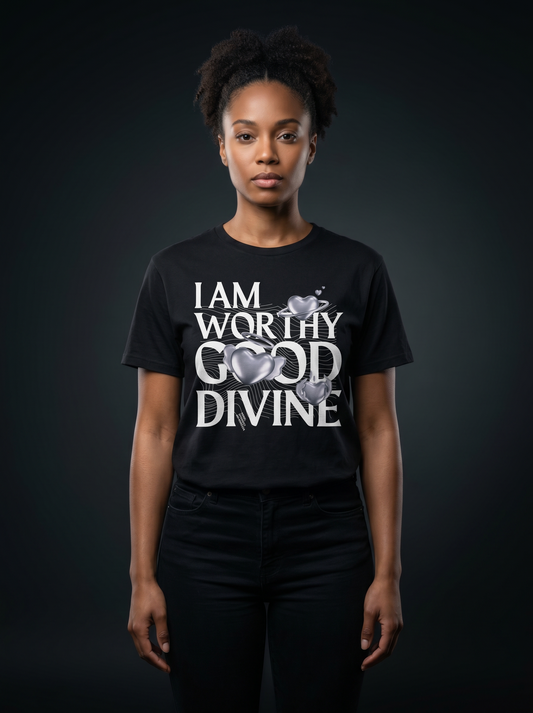 I AM WORTHY GOOD DIVINE Unisex Heavy Cotton Tee