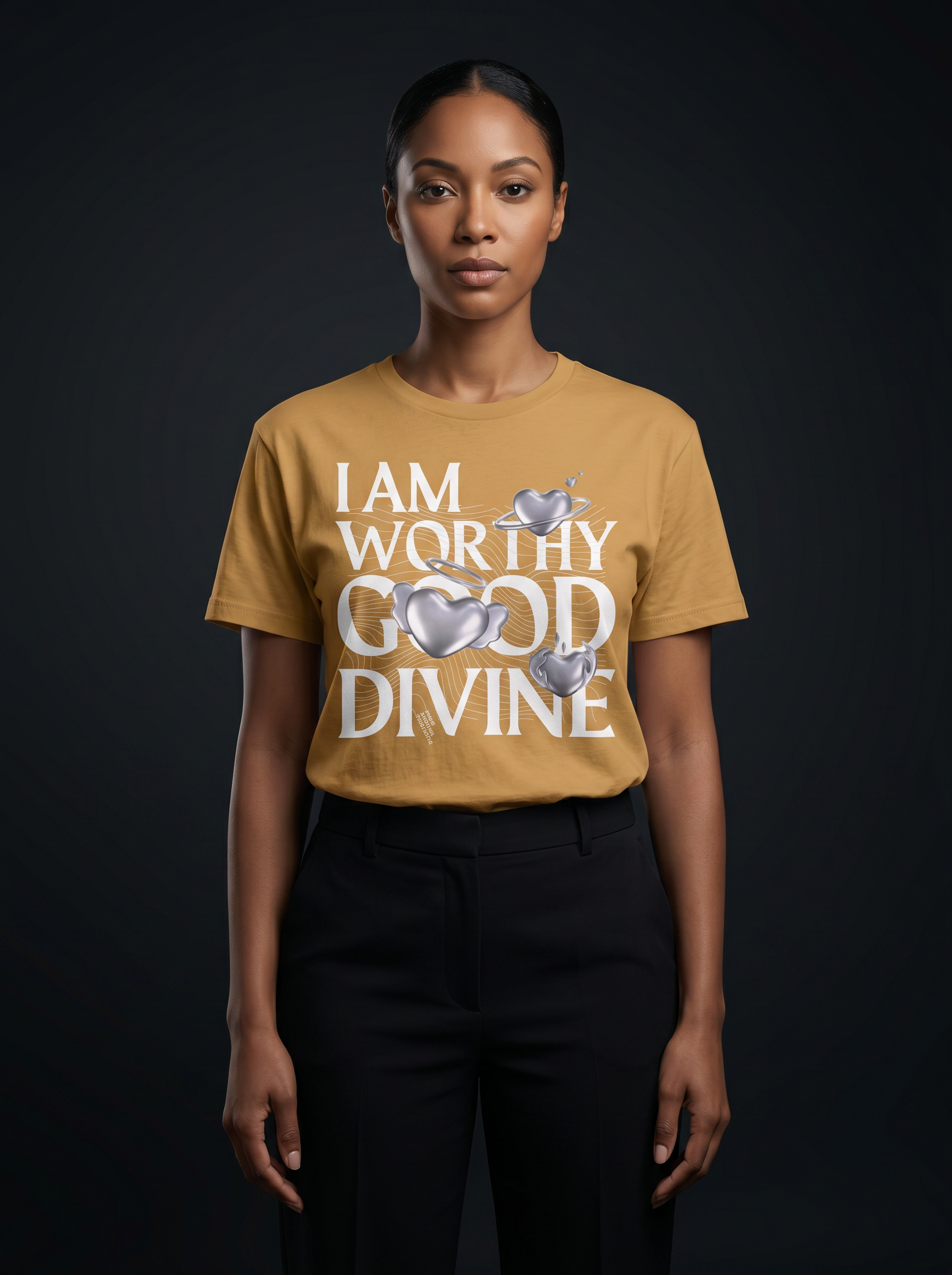 I AM WORTHY GOOD DIVINE Unisex Heavy Cotton Tee
