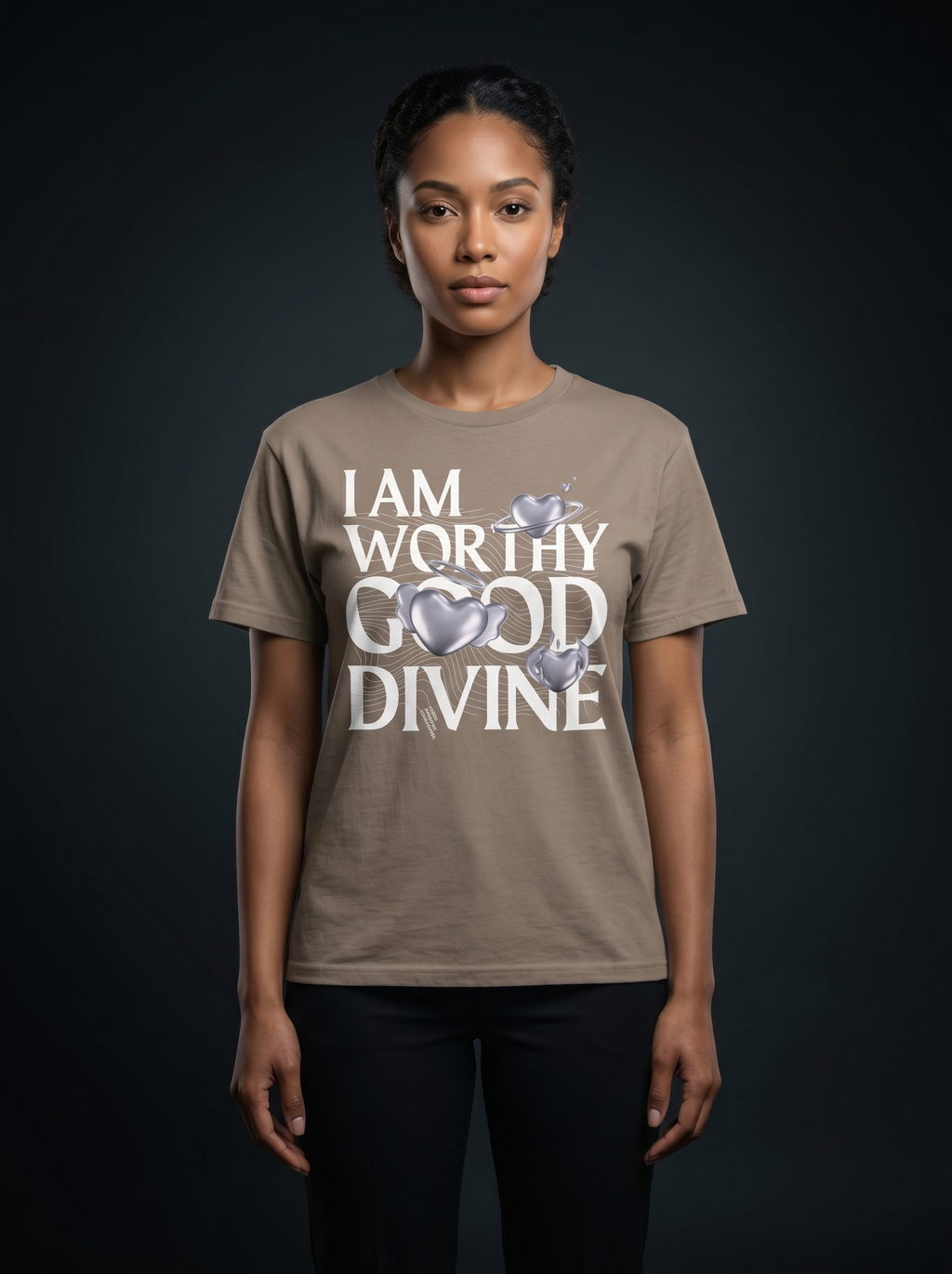 I AM WORTHY GOOD DIVINE Unisex Heavy Cotton Tee
