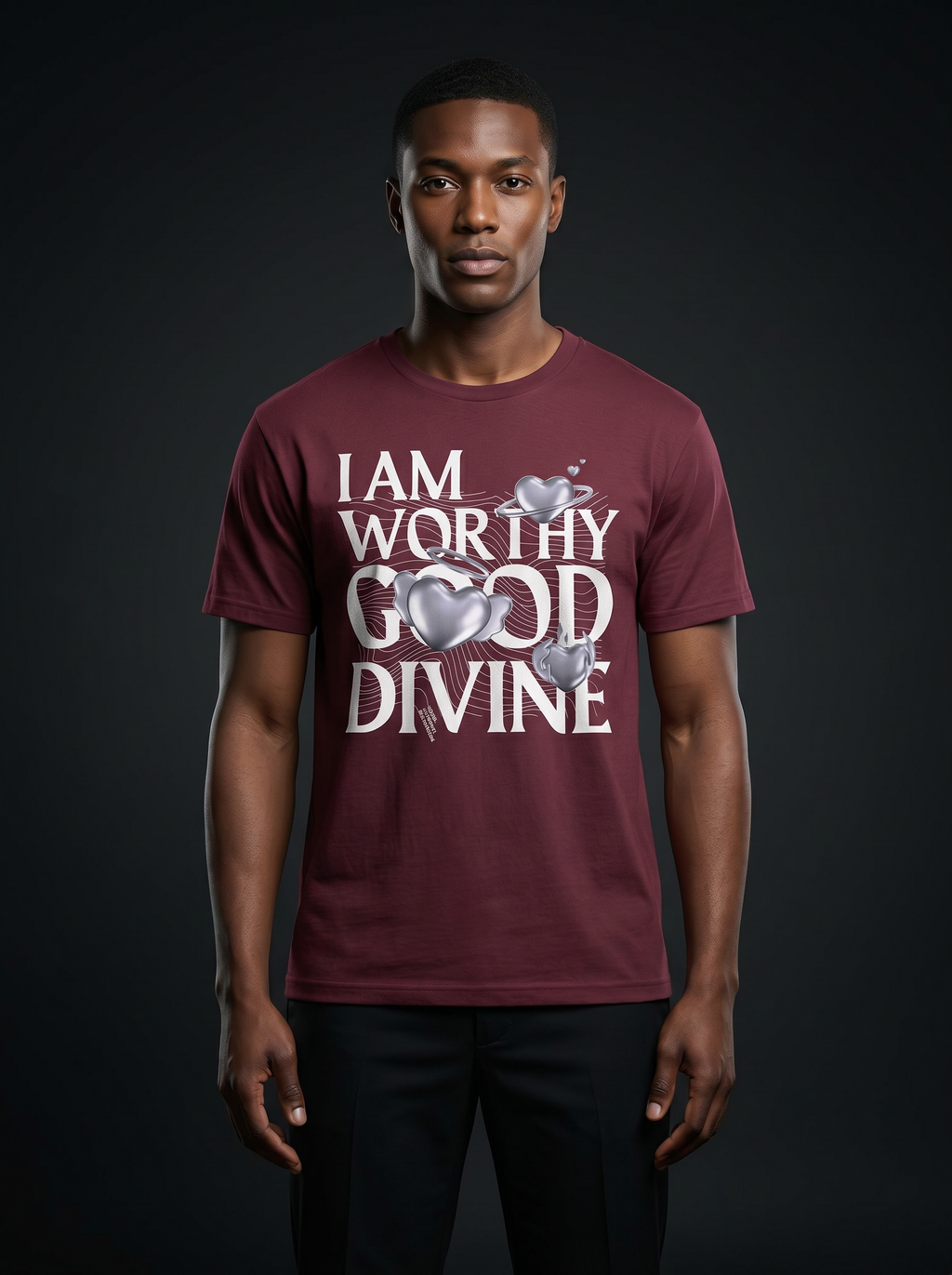 I AM WORTHY GOOD DIVINE Unisex Heavy Cotton Tee