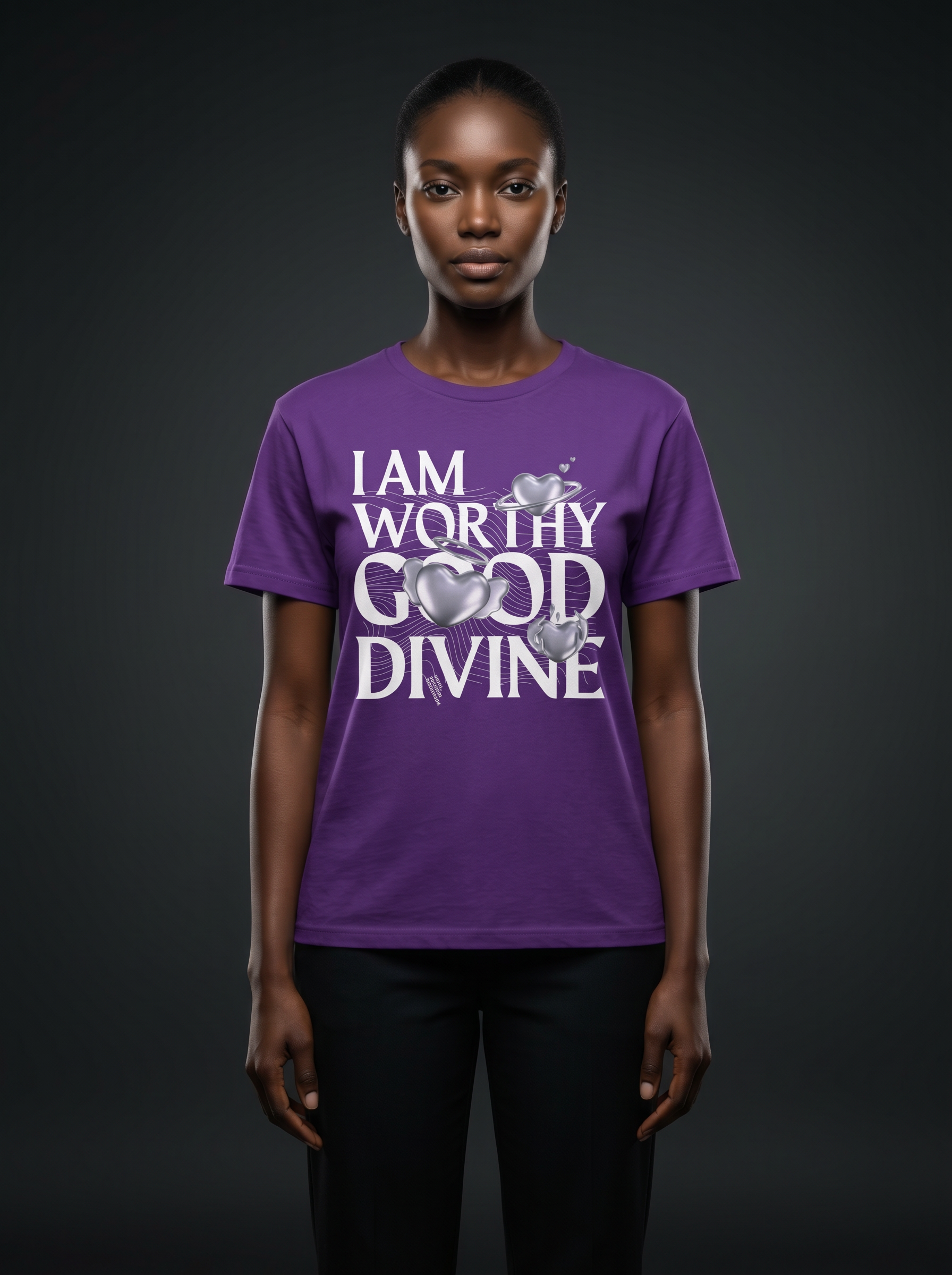 I AM WORTHY GOOD DIVINE Unisex Heavy Cotton Tee