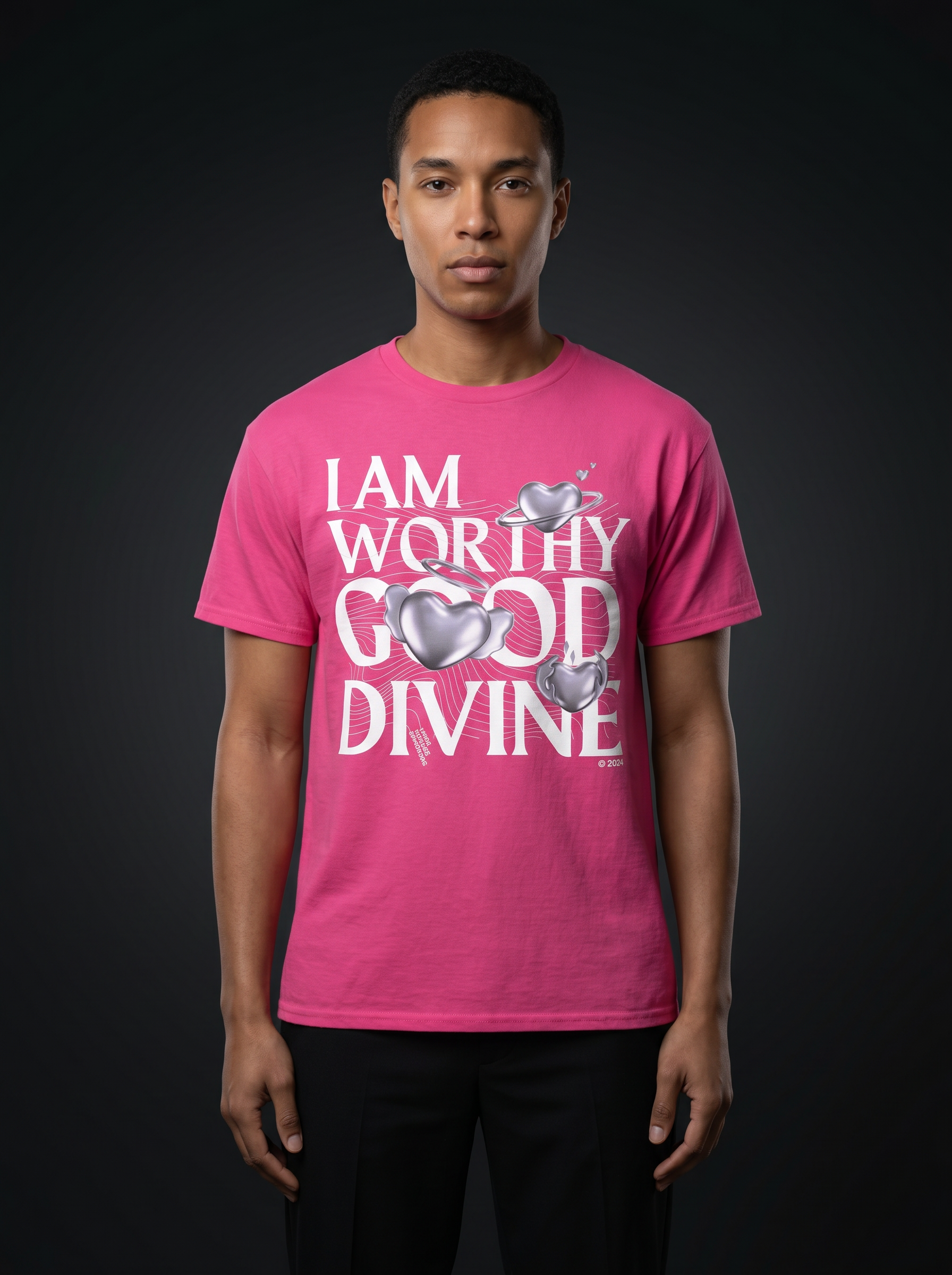 I AM WORTHY GOOD DIVINE Unisex Heavy Cotton Tee