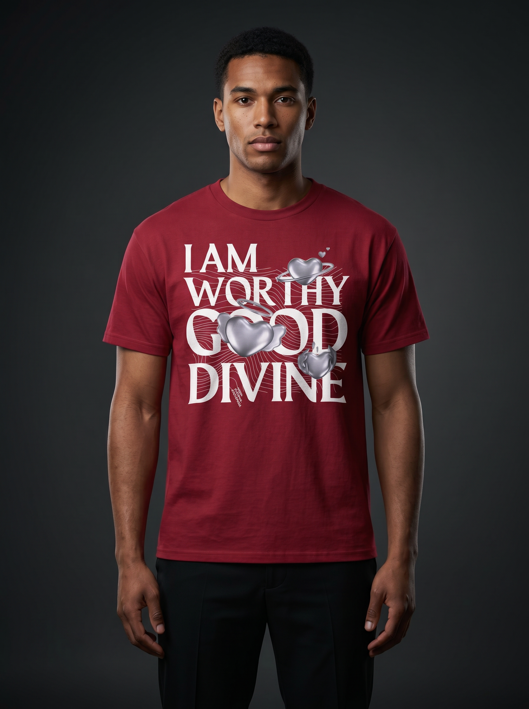 I AM WORTHY GOOD DIVINE Unisex Heavy Cotton Tee