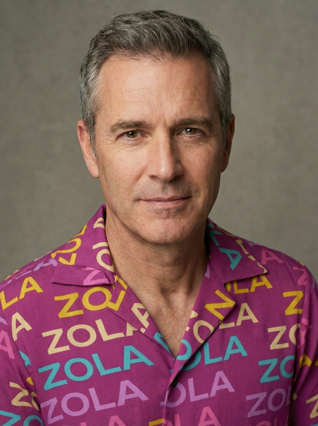 Zola Men's Hawaiian Camp Shirt (Pink)
