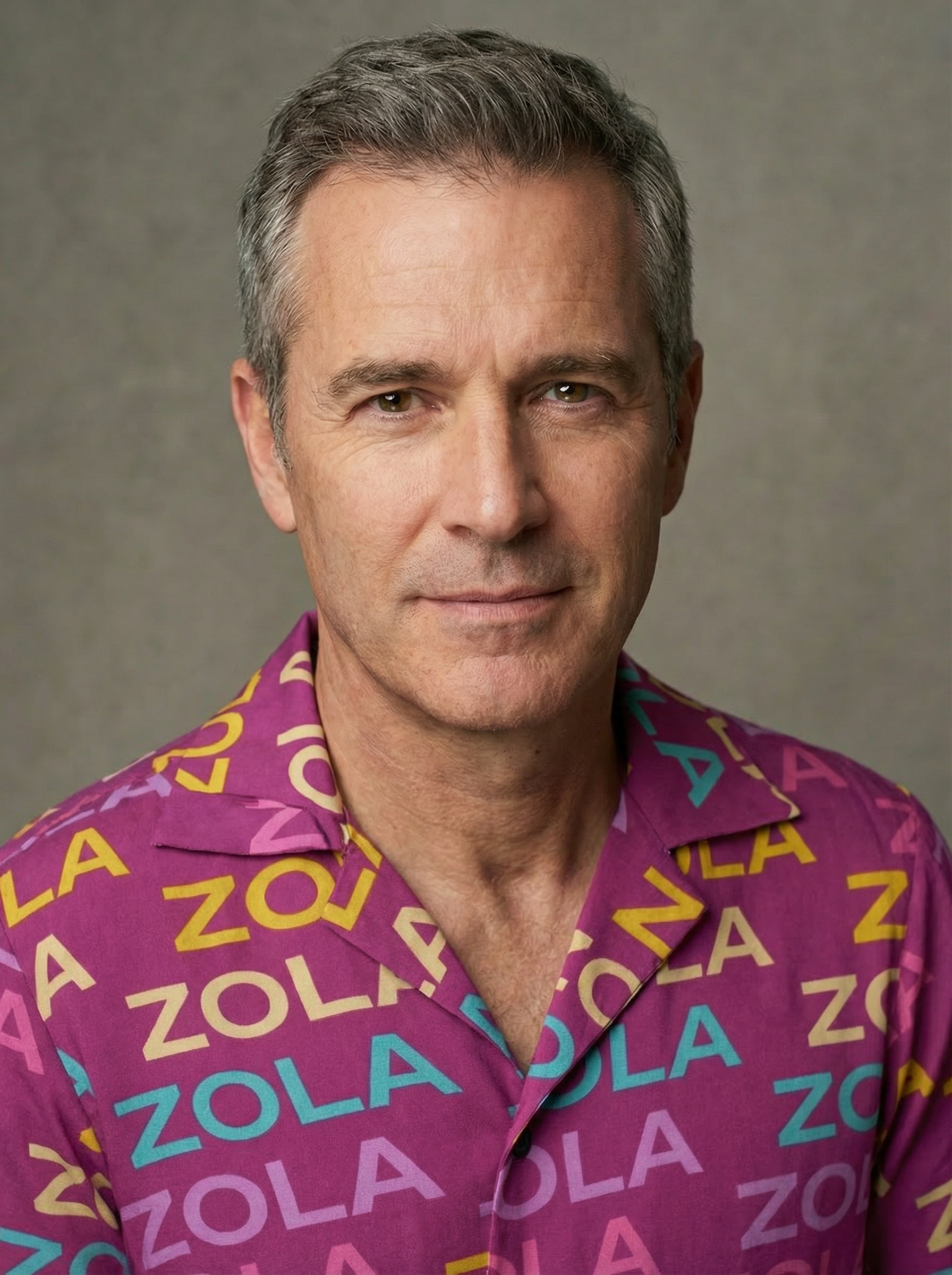 Zola Men's Hawaiian Camp Shirt (Pink)