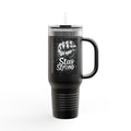 Stay Strong Insulated Travel Mug, 40oz black