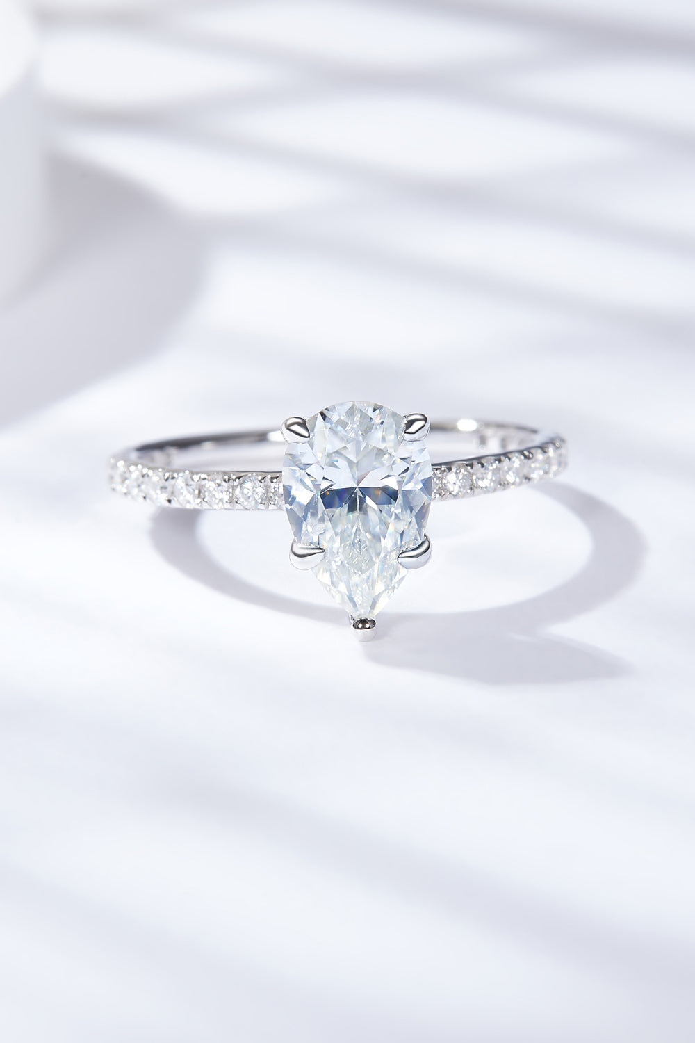 1.8 Carat Moissanite Side Stone Ring SETEPENRA .