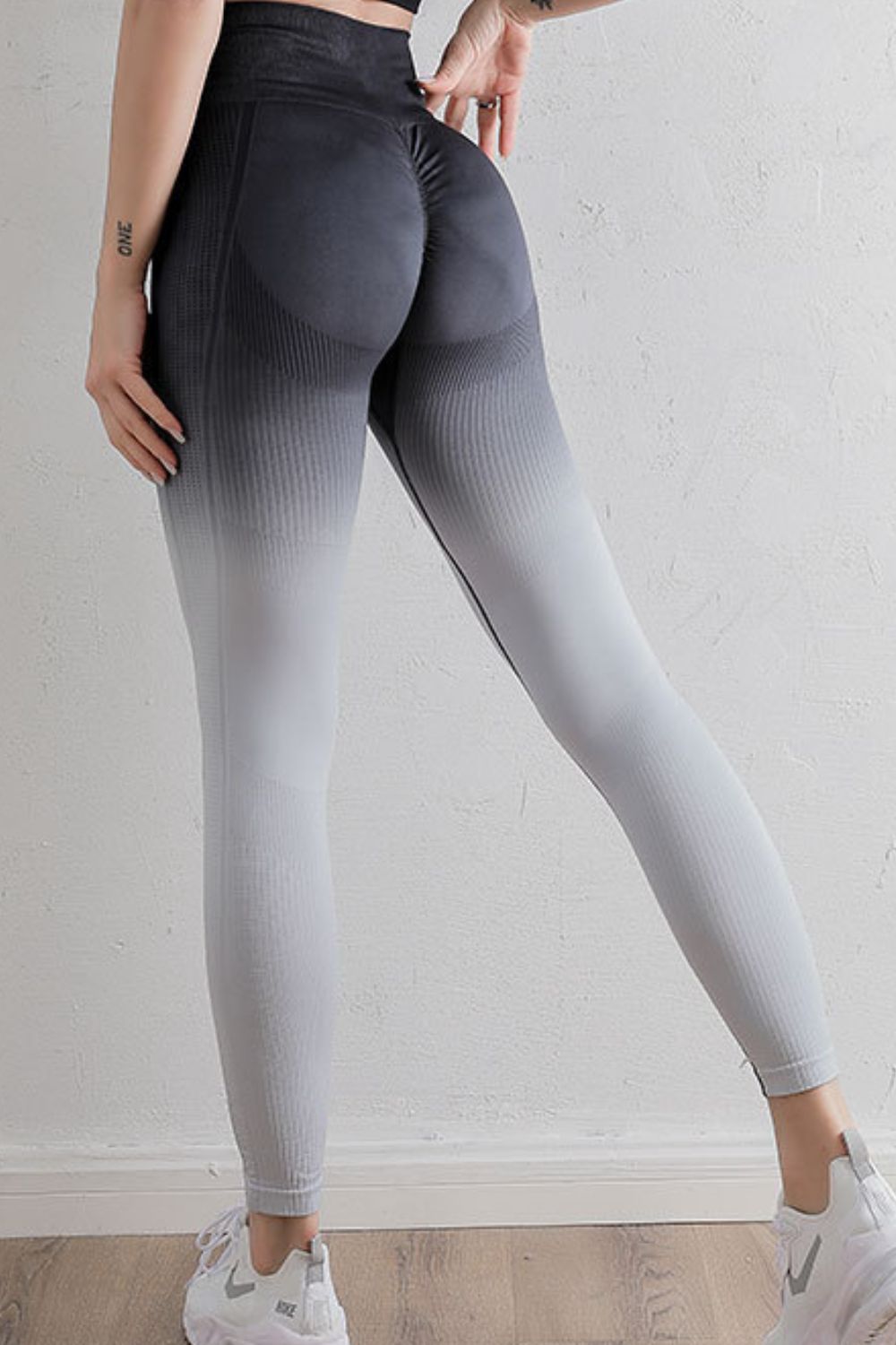 Gradient High Waist Sports Leggings SETEPENRA .